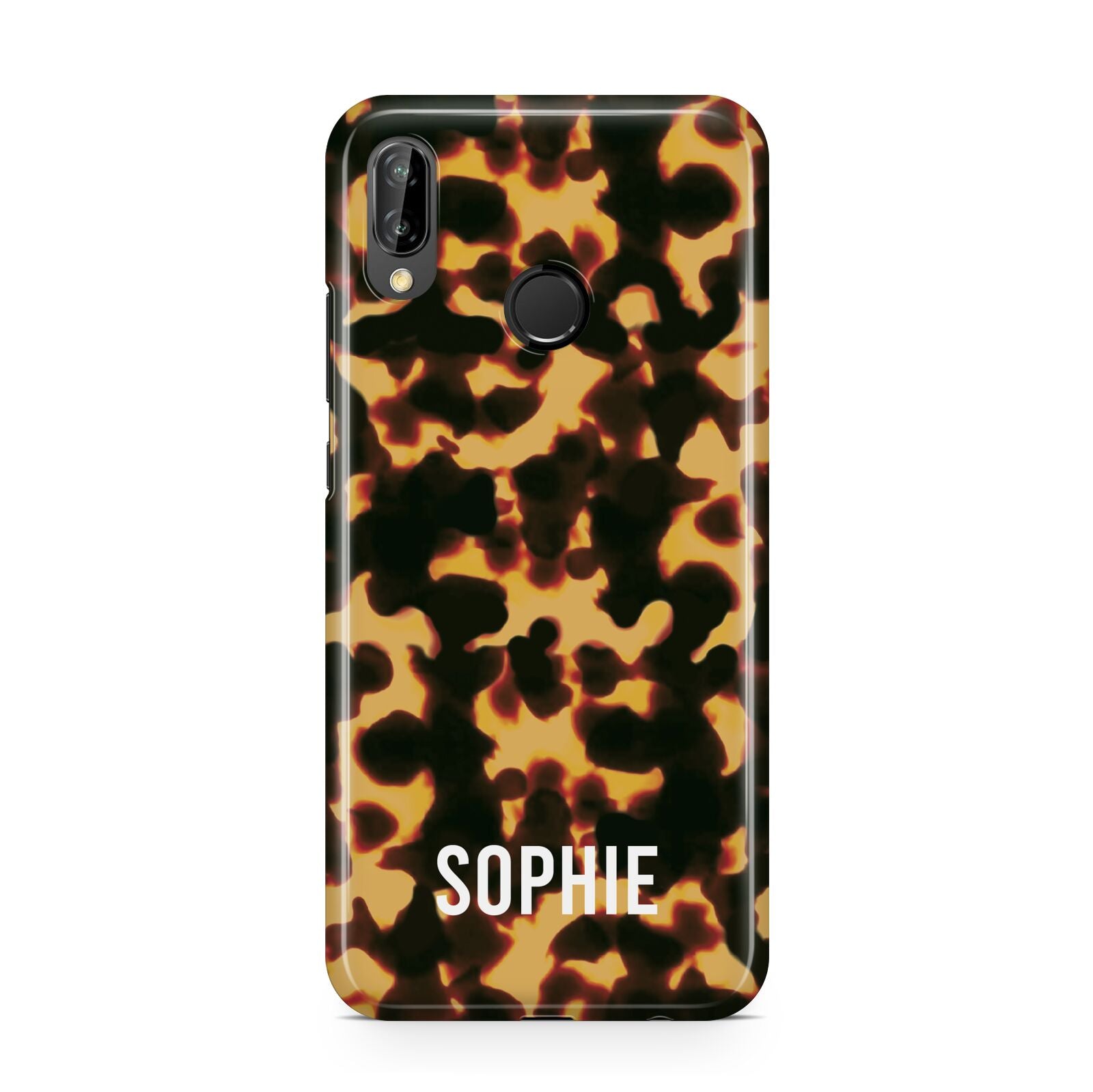 Personalised Tortoise Shell Pattern Huawei P20 Lite Phone Case