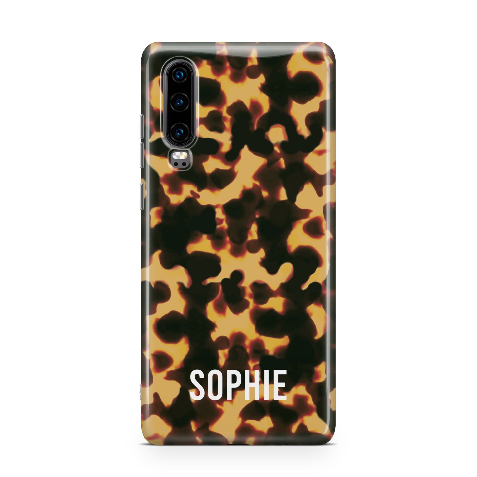 Personalised Tortoise Shell Pattern Huawei P30 Phone Case