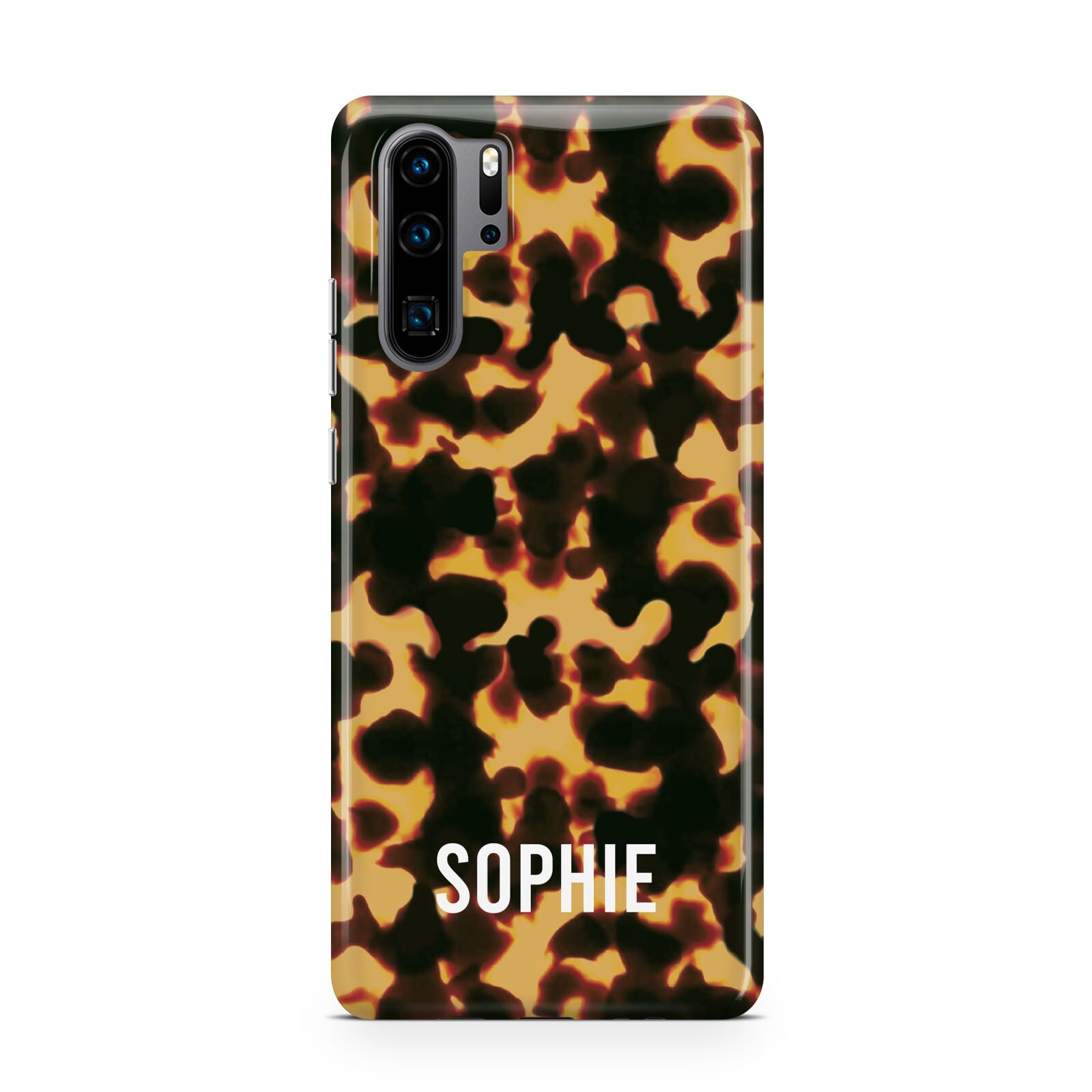 Personalised Tortoise Shell Pattern Huawei P30 Pro Phone Case