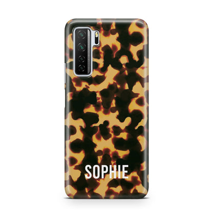 Personalised Tortoise Shell Pattern Huawei P40 Lite 5G Phone Case