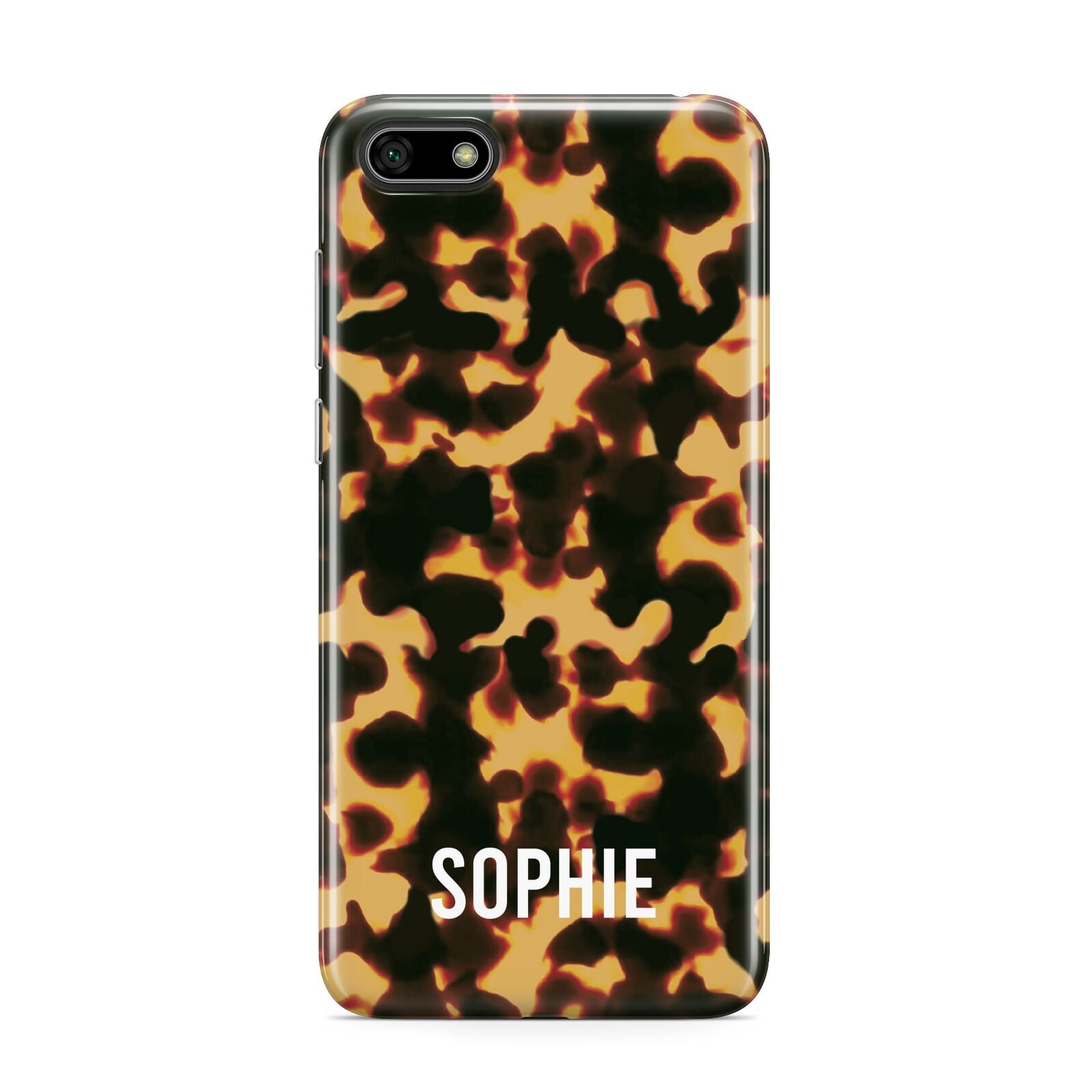 Personalised Tortoise Shell Pattern Huawei Y5 Prime 2018 Phone Case