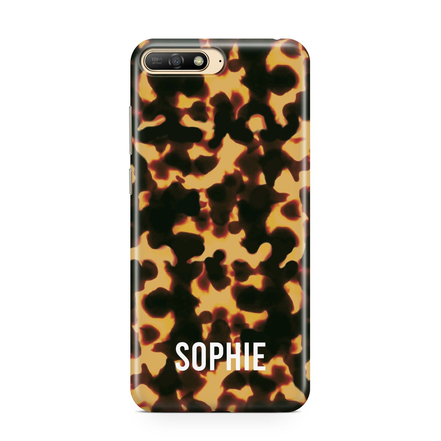 Personalised Tortoise Shell Pattern Huawei Y6 2018