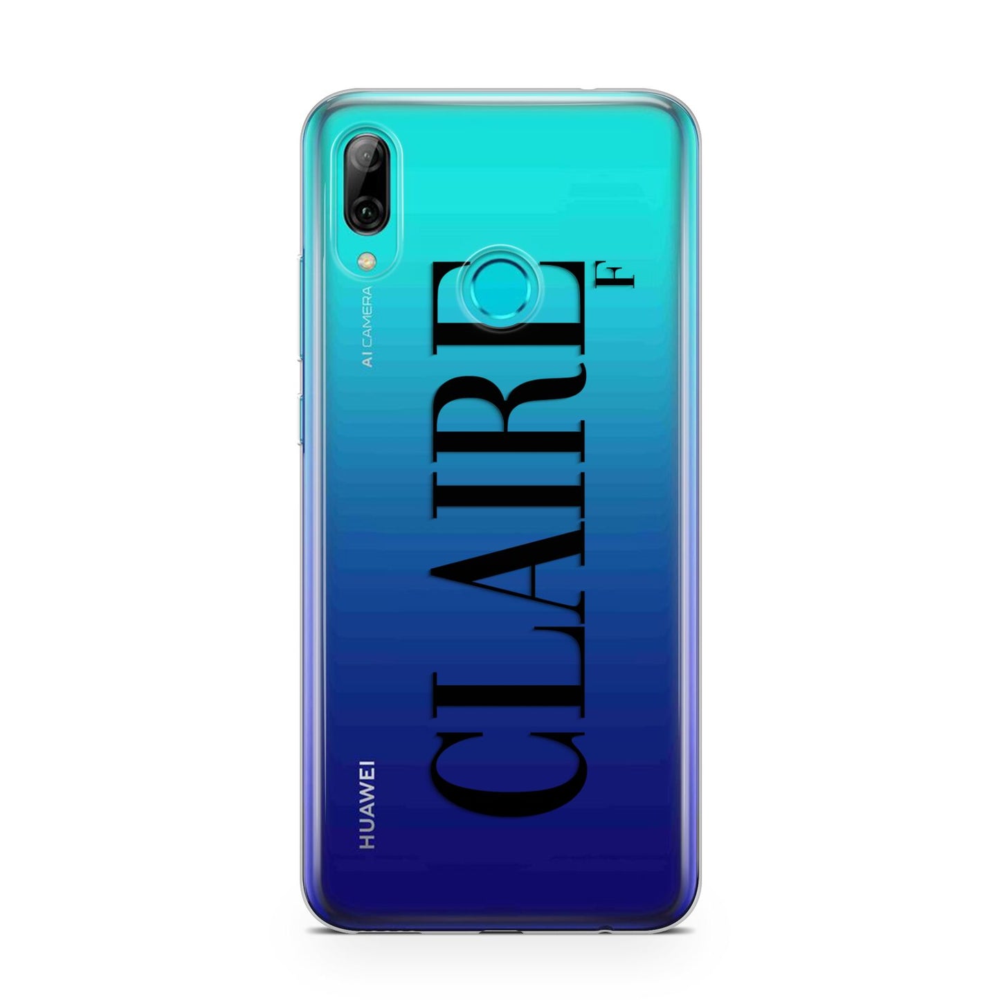 Personalised Transparent Name Huawei P Smart 2019 Case