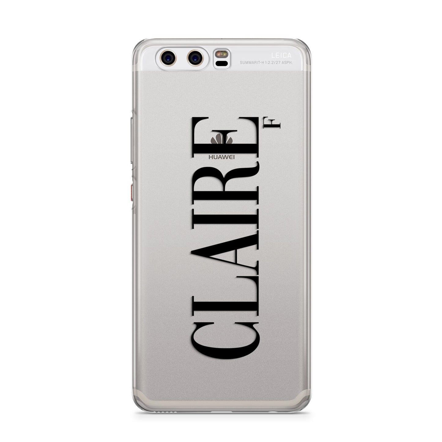 Personalised Transparent Name Huawei P10 Phone Case