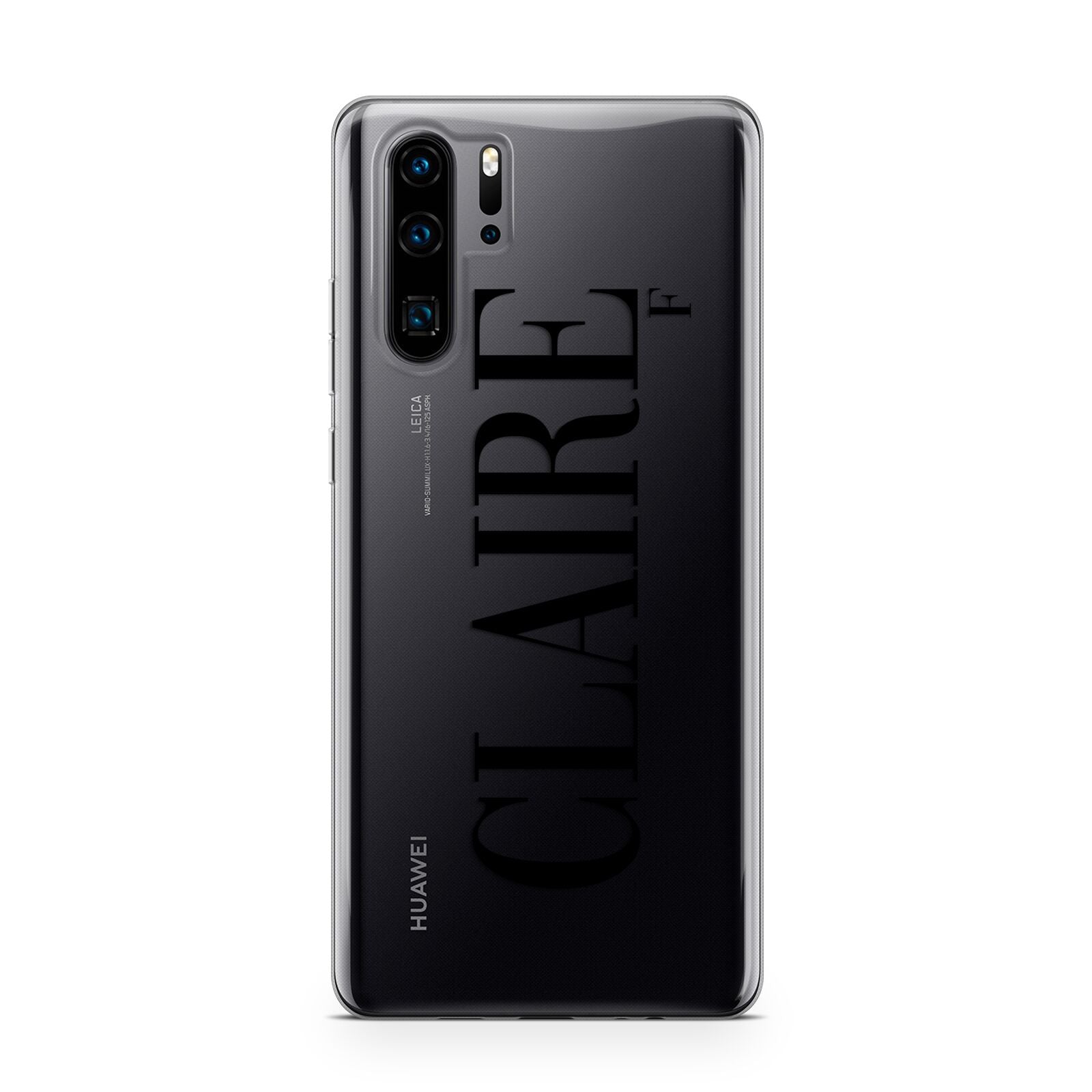 Personalised Transparent Name Huawei P30 Pro Phone Case