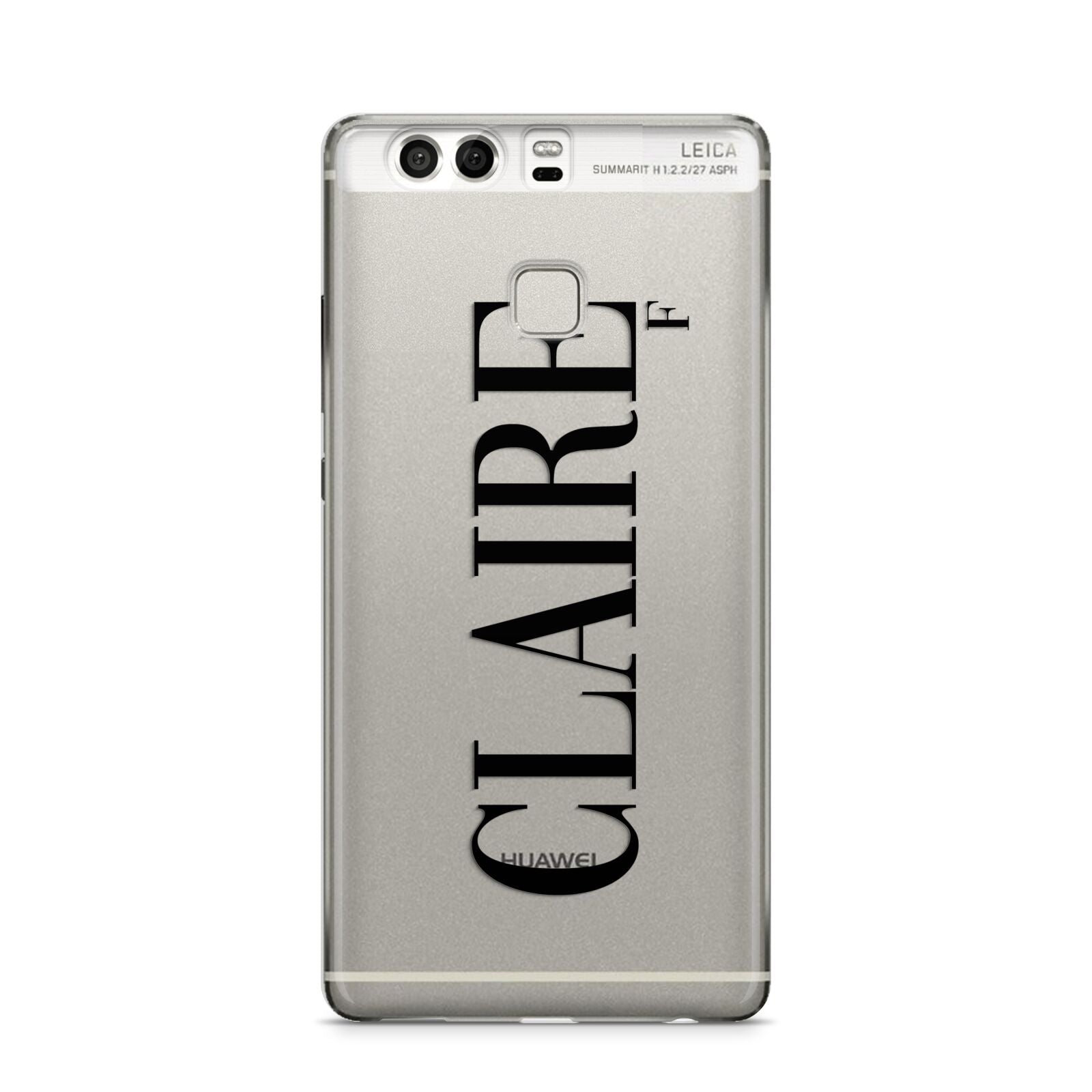 Personalised Transparent Name Huawei P9 Case