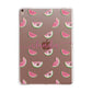 Personalised Transparent Watermelon Apple iPad Rose Gold Case