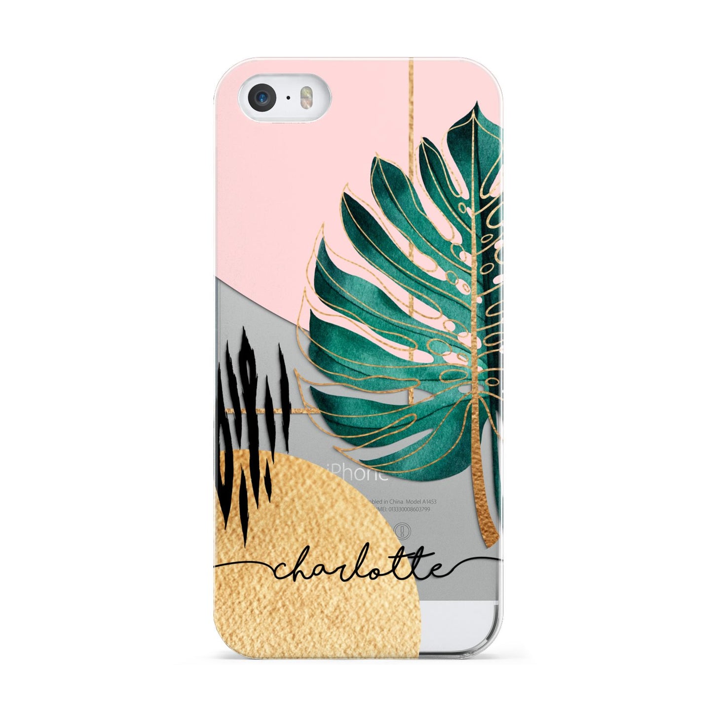 Personalised Tropical Fan Leaf Apple iPhone 5 Case