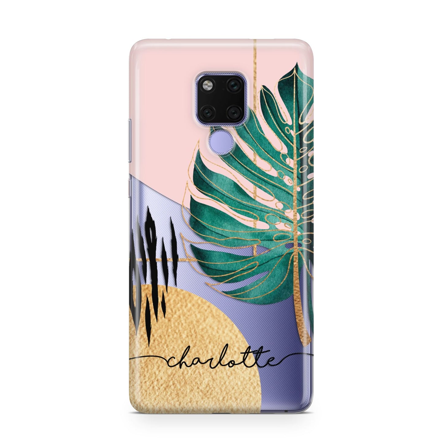 Personalised Tropical Fan Leaf Huawei Mate 20X Phone Case