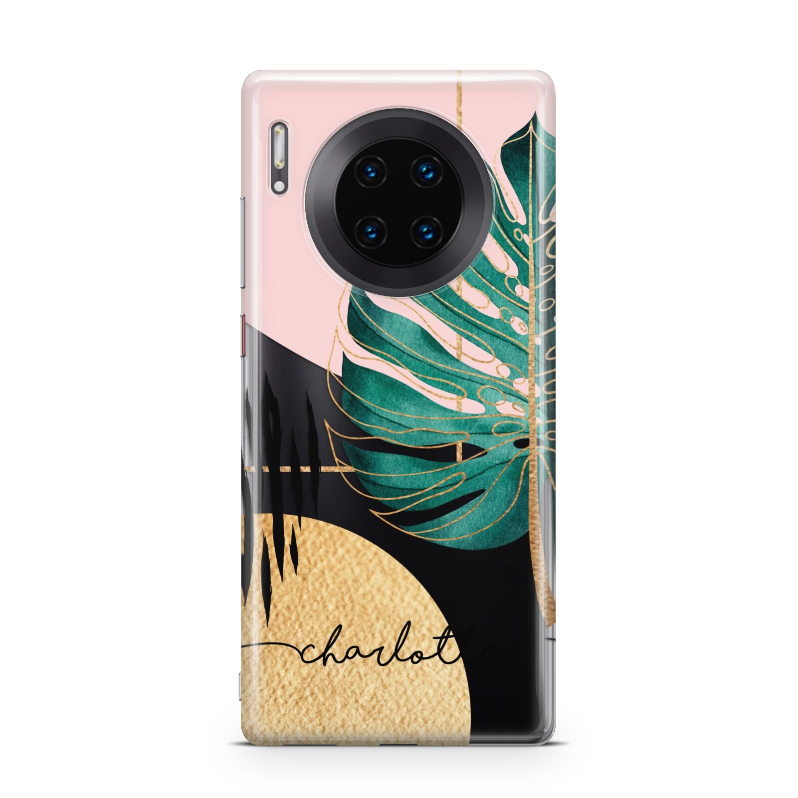 Personalised Tropical Fan Leaf Huawei Mate 30 Pro Phone Case