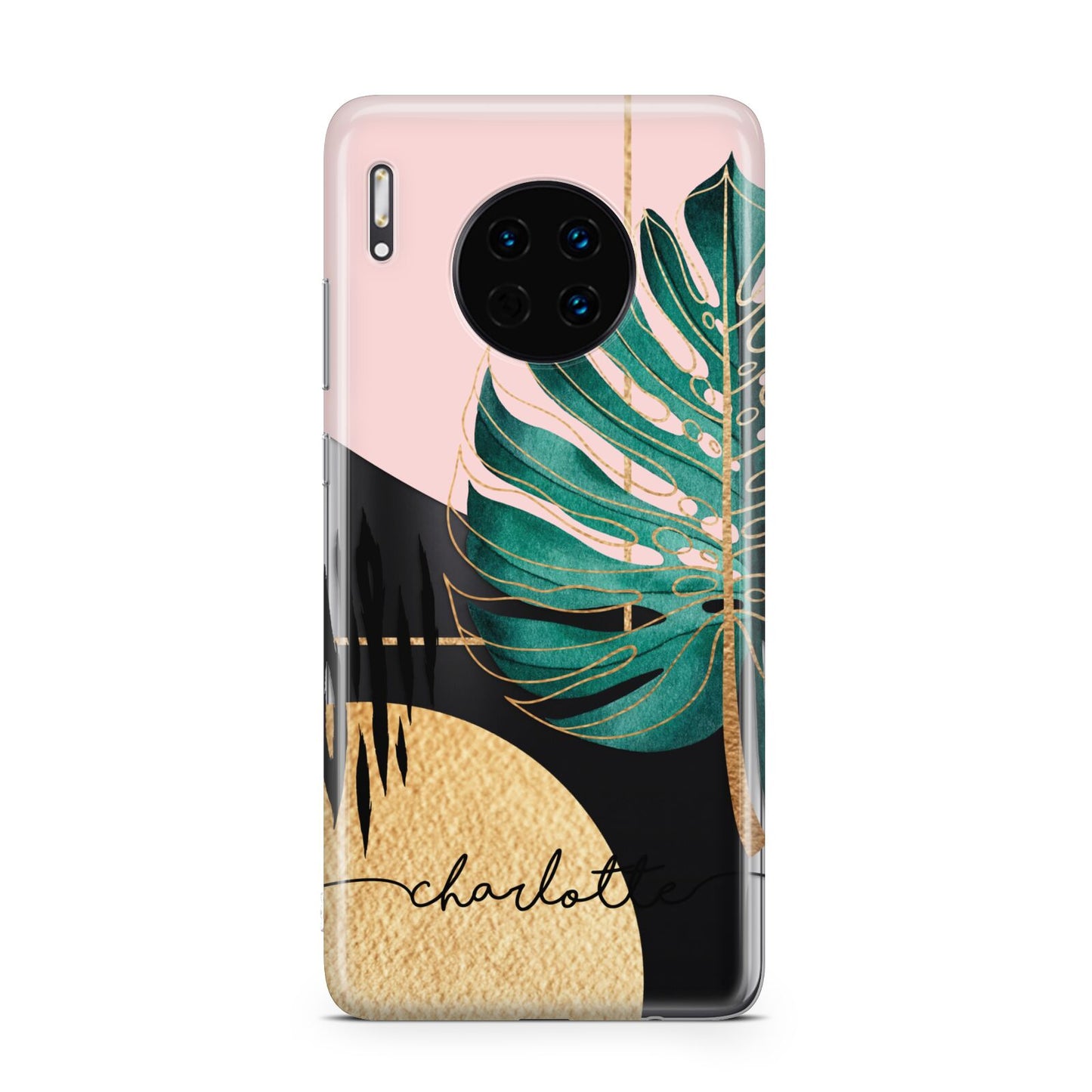 Personalised Tropical Fan Leaf Huawei Mate 30