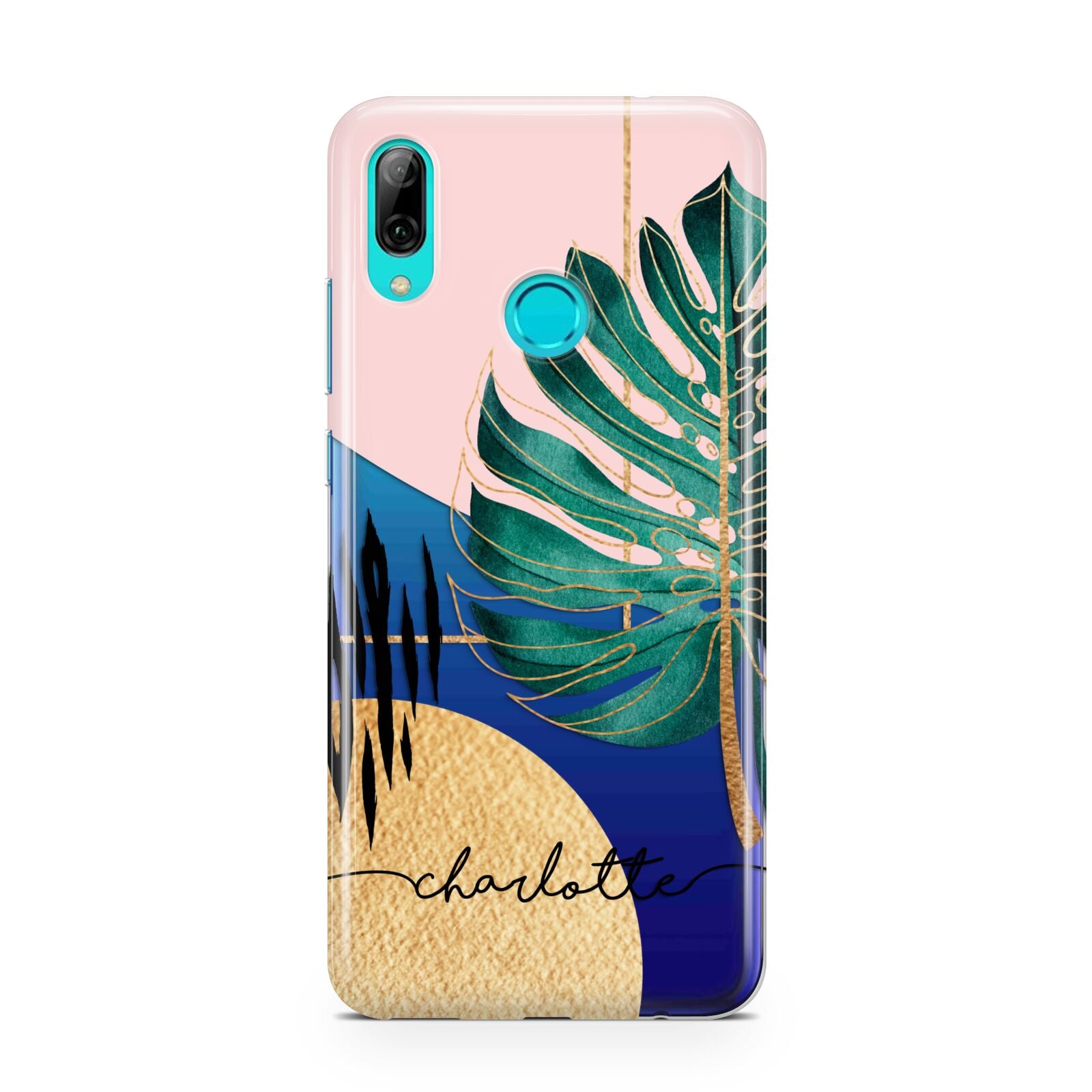 Personalised Tropical Fan Leaf Huawei P Smart 2019 Case