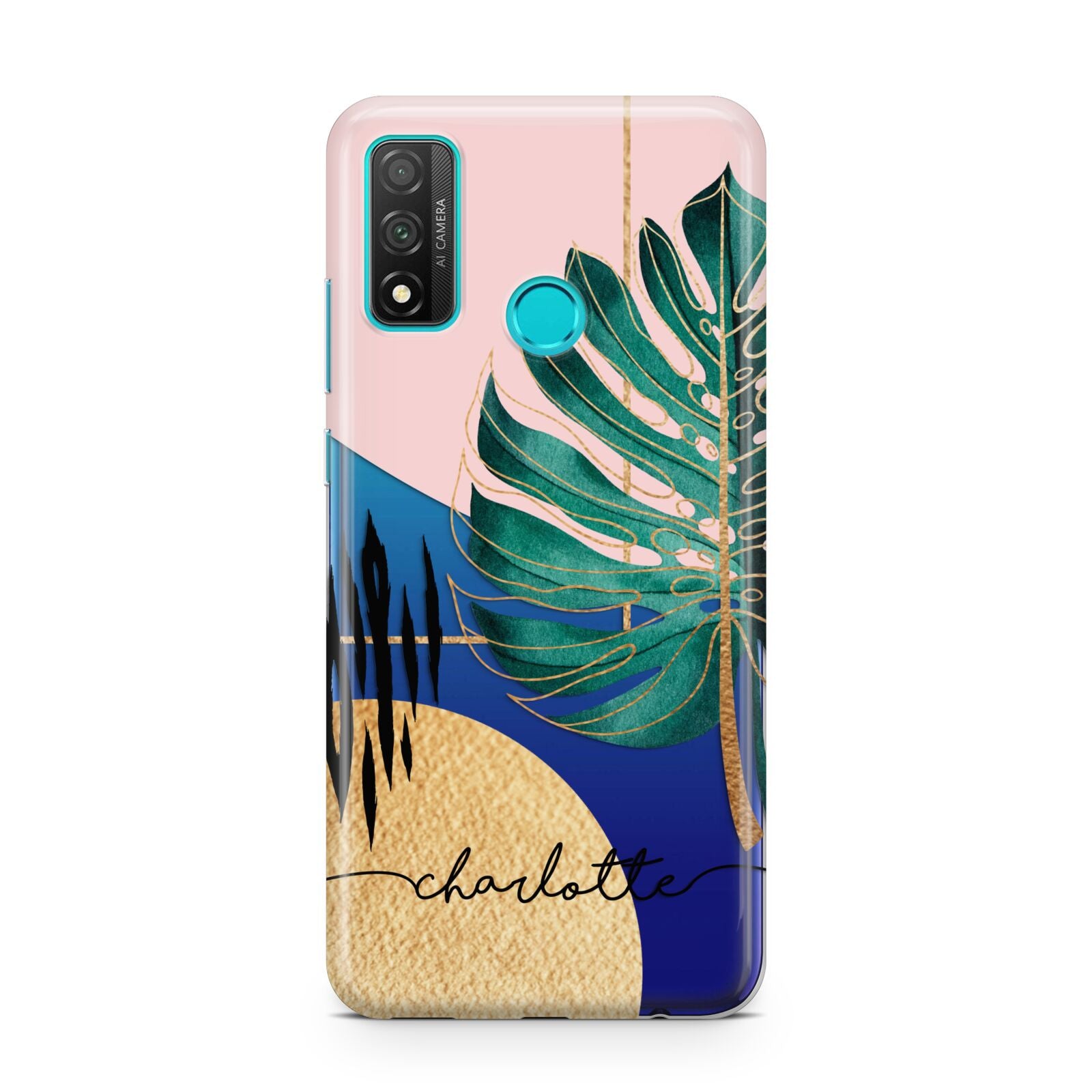 Personalised Tropical Fan Leaf Huawei P Smart 2020