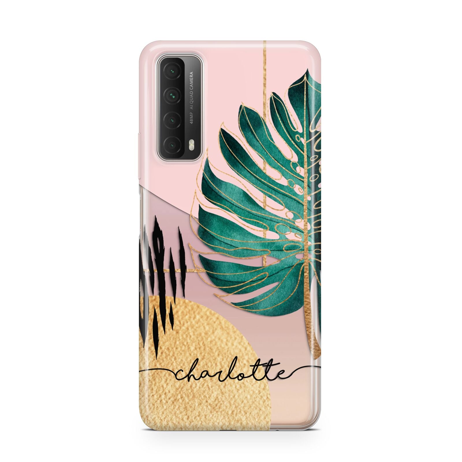 Personalised Tropical Fan Leaf Huawei P Smart 2021