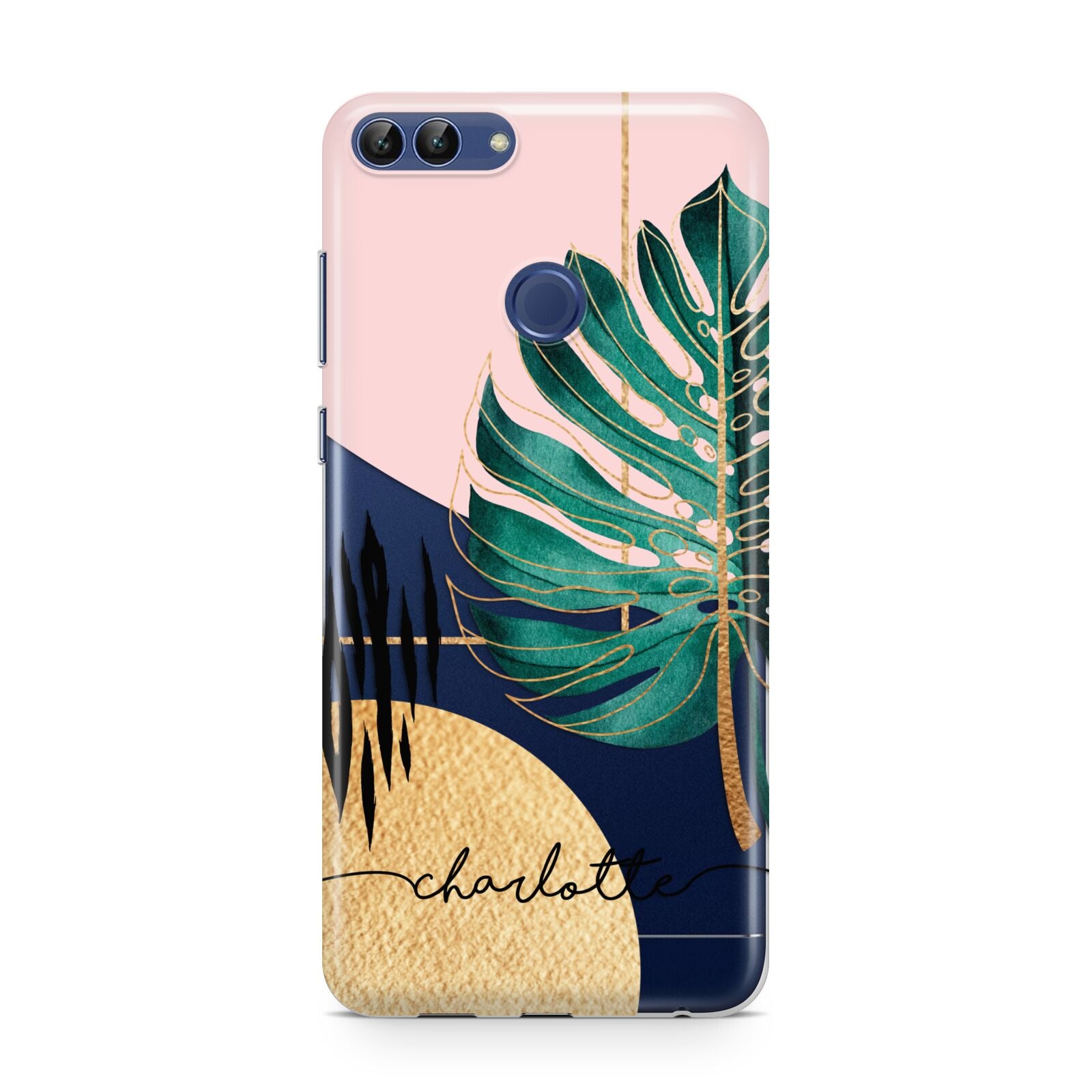 Personalised Tropical Fan Leaf Huawei P Smart Case