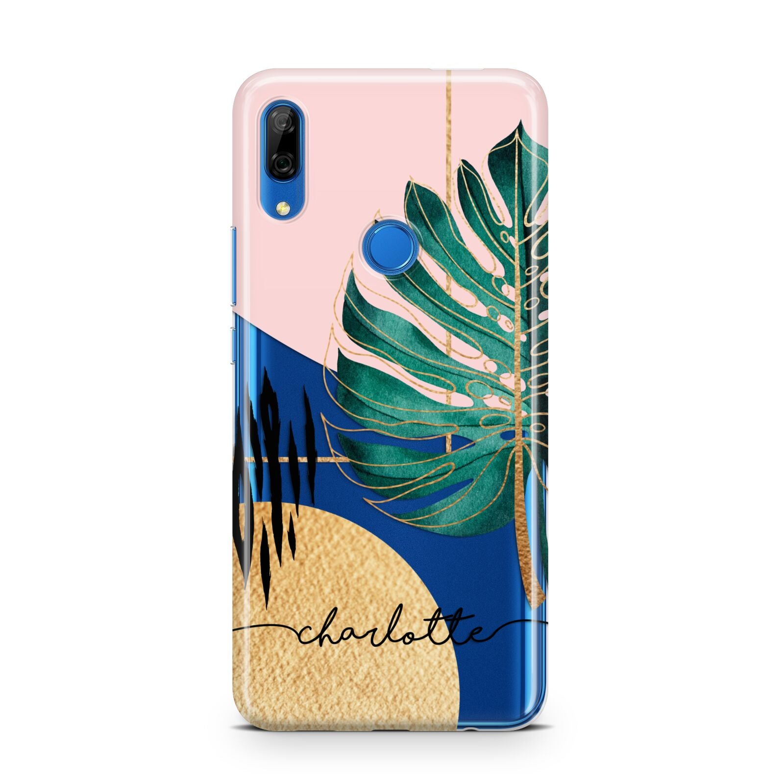 Personalised Tropical Fan Leaf Huawei P Smart Z