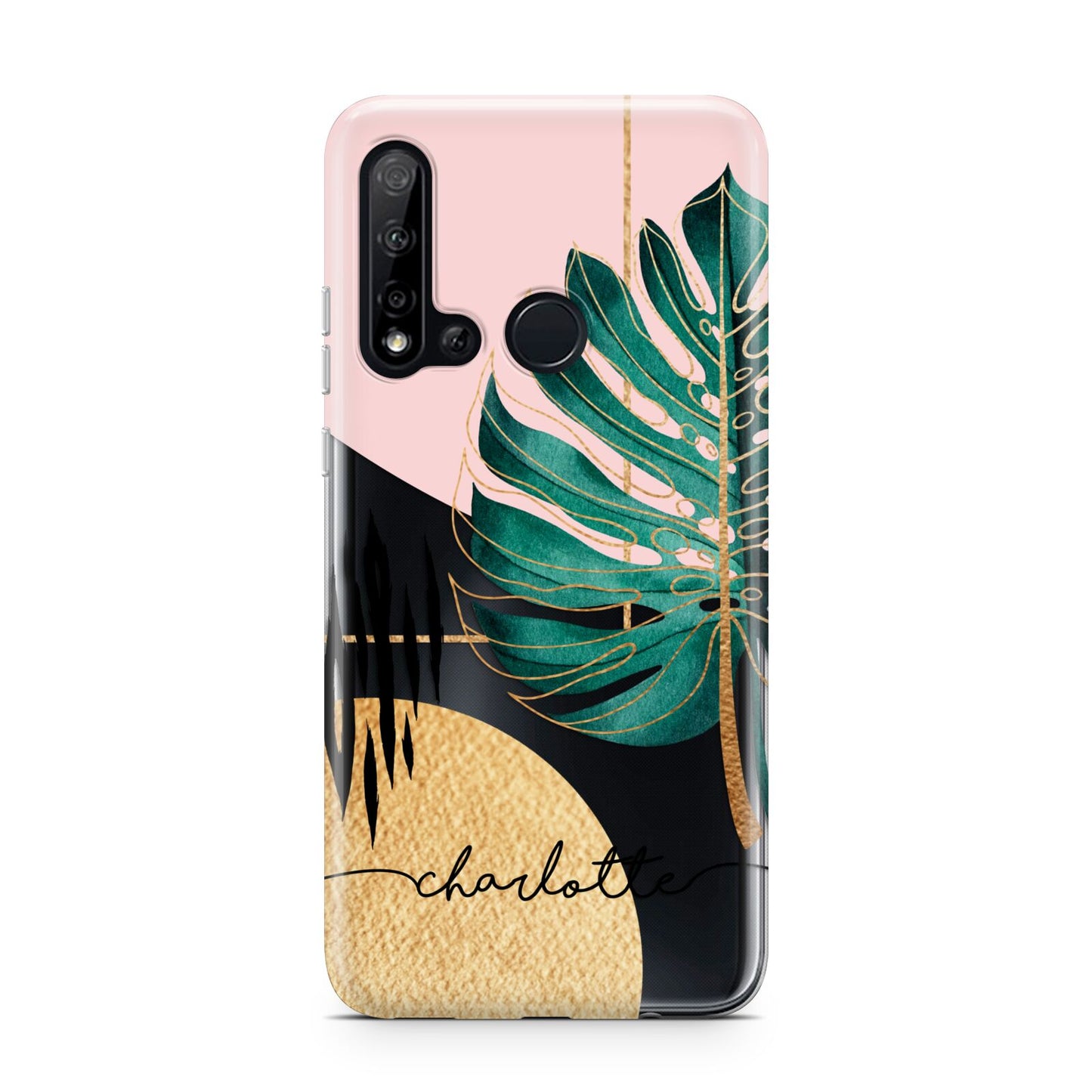 Personalised Tropical Fan Leaf Huawei P20 Lite 5G Phone Case