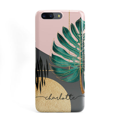 Personalised Tropical Fan Leaf OnePlus Case