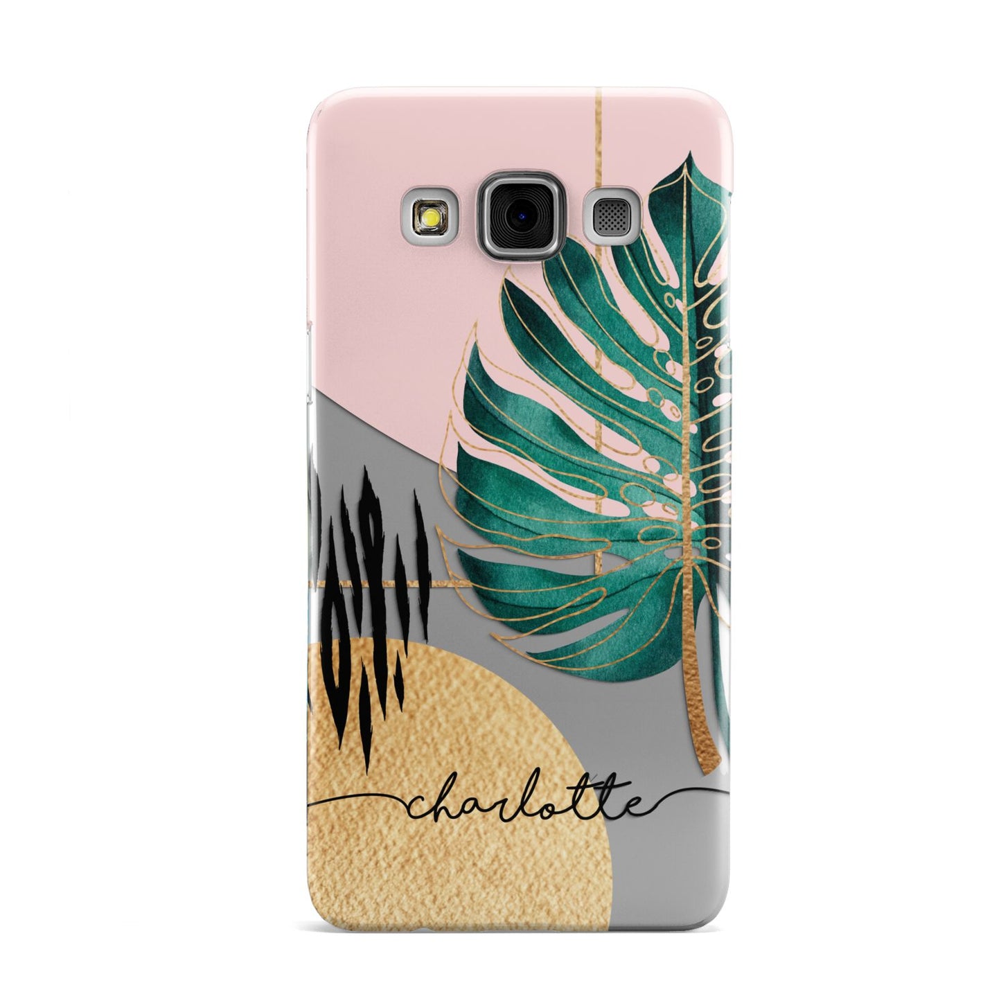 Personalised Tropical Fan Leaf Samsung Galaxy A3 Case