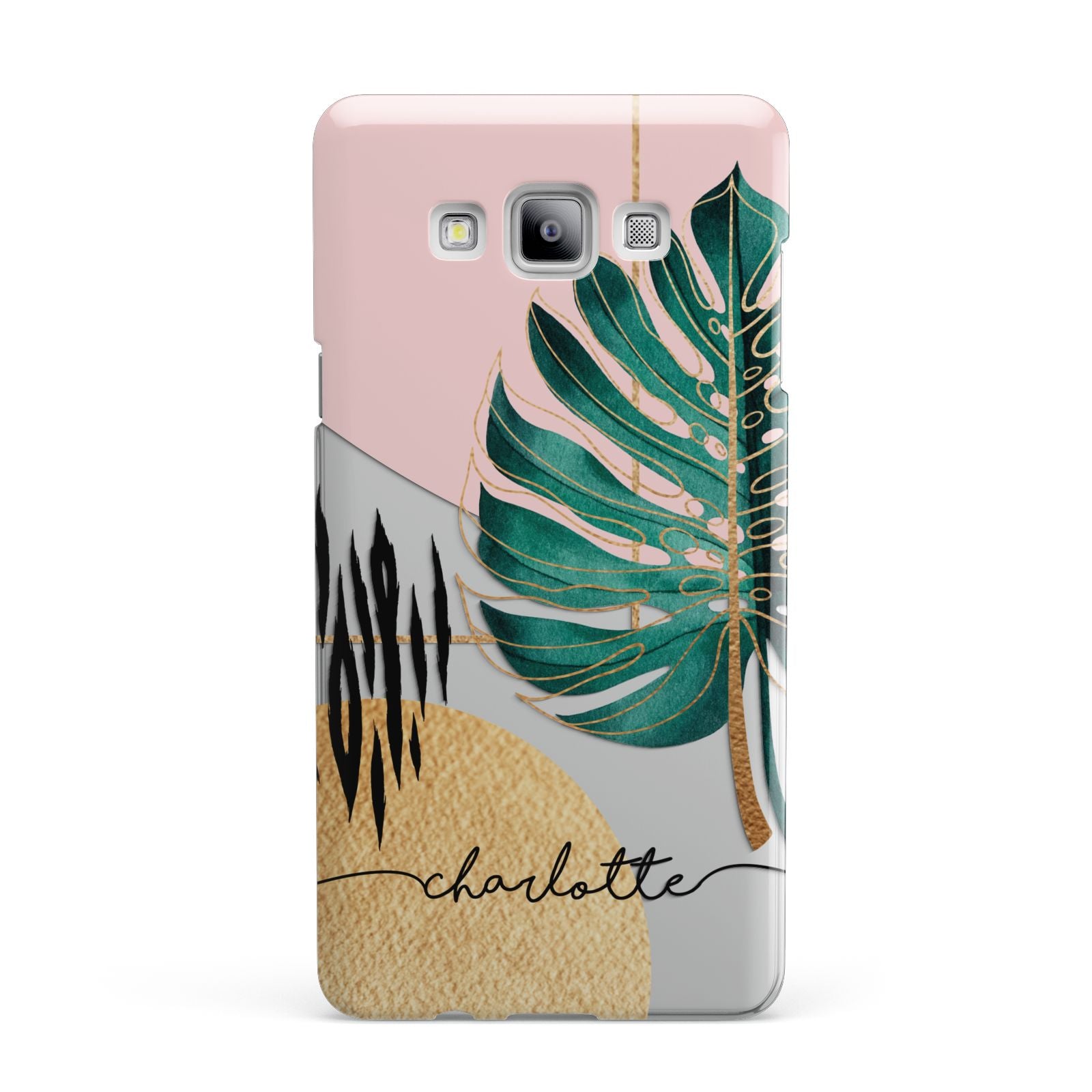 Personalised Tropical Fan Leaf Samsung Galaxy A7 2015 Case