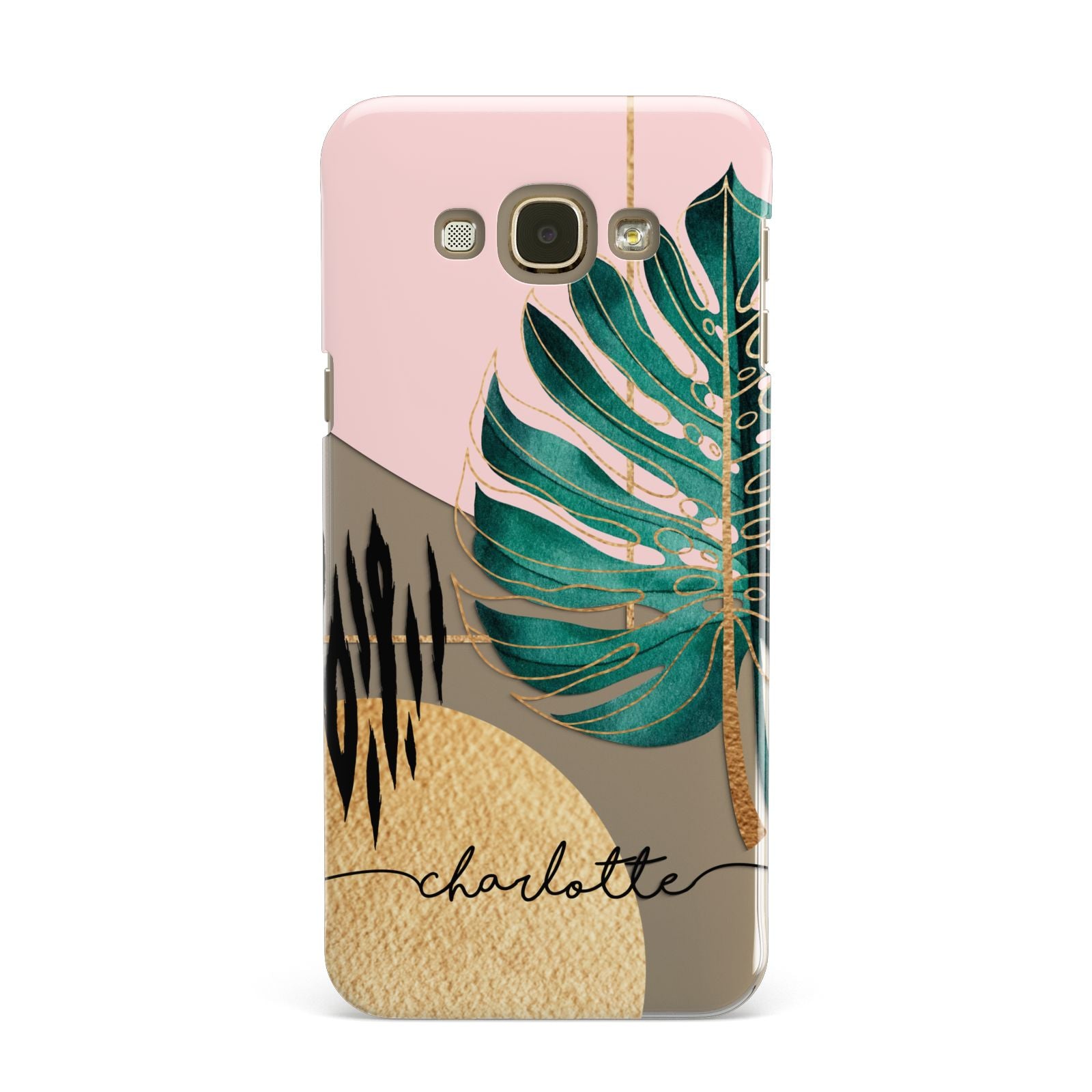 Personalised Tropical Fan Leaf Samsung Galaxy A8 Case