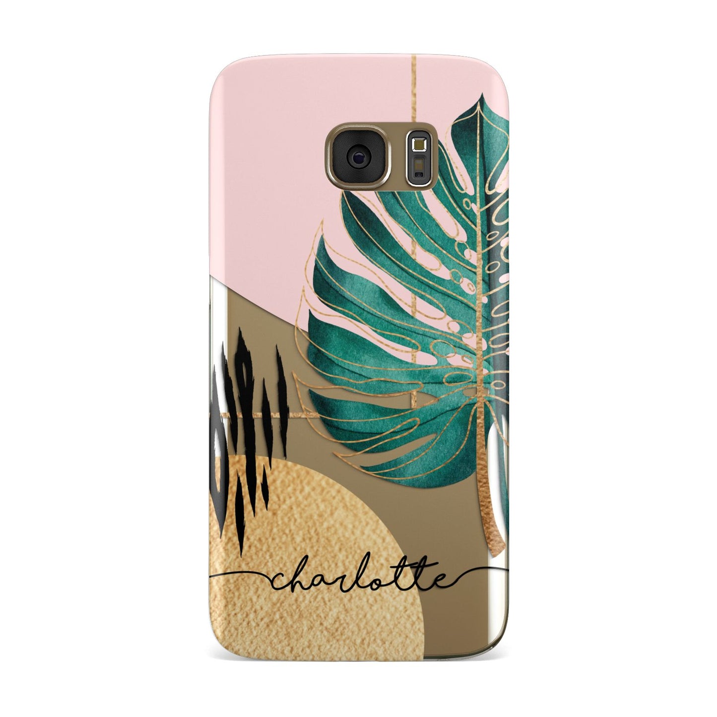 Personalised Tropical Fan Leaf Samsung Galaxy Case