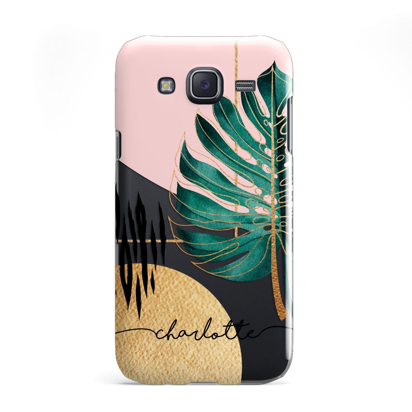 Personalised Tropical Fan Leaf Samsung Galaxy J5 Case