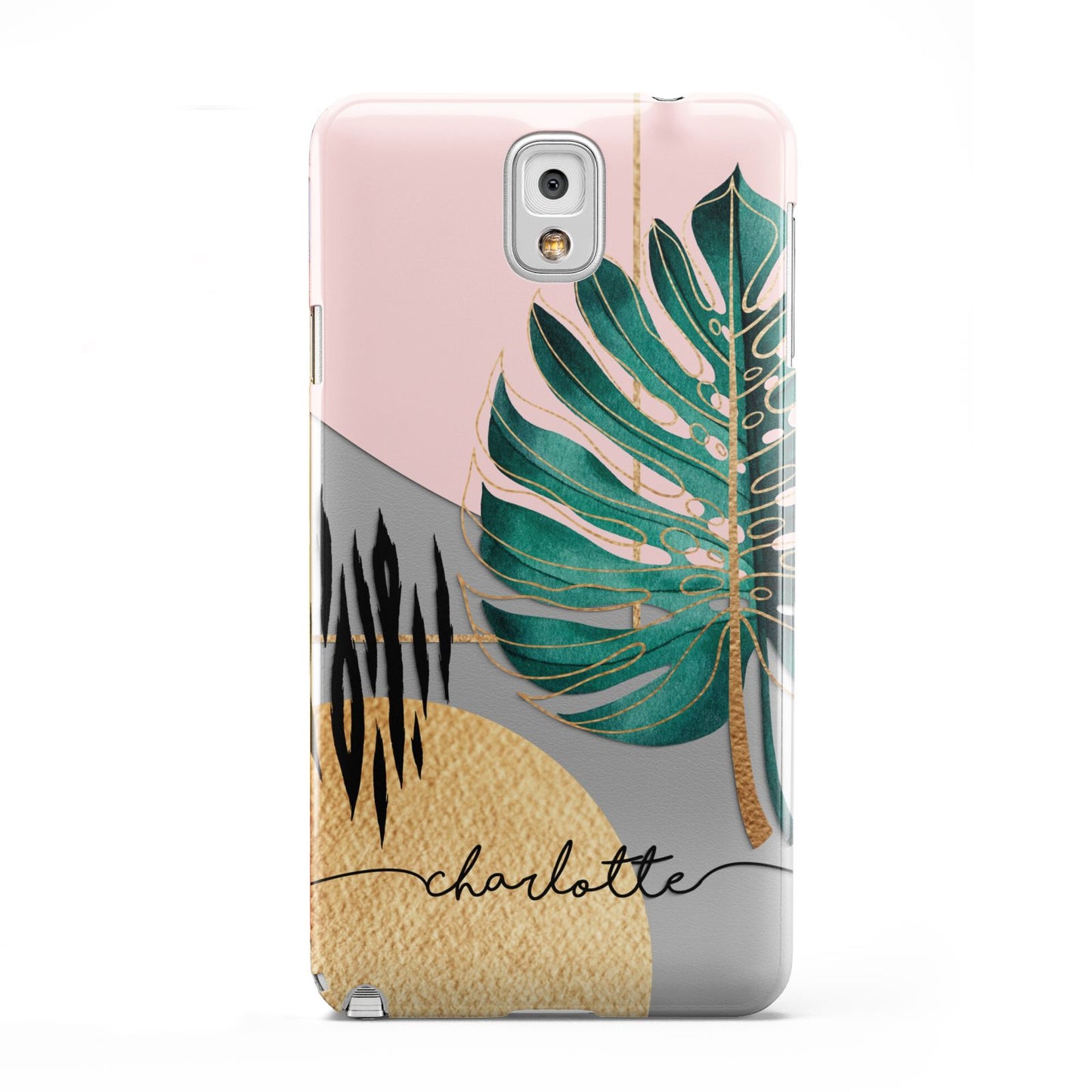 Personalised Tropical Fan Leaf Samsung Galaxy Note 3 Case