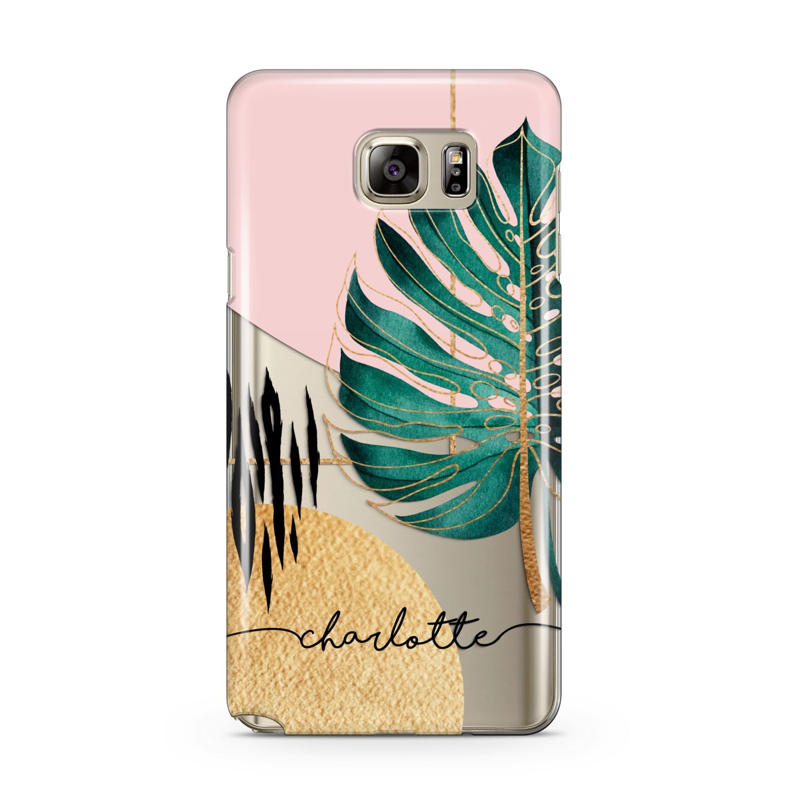 Personalised Tropical Fan Leaf Samsung Galaxy Note 5 Case