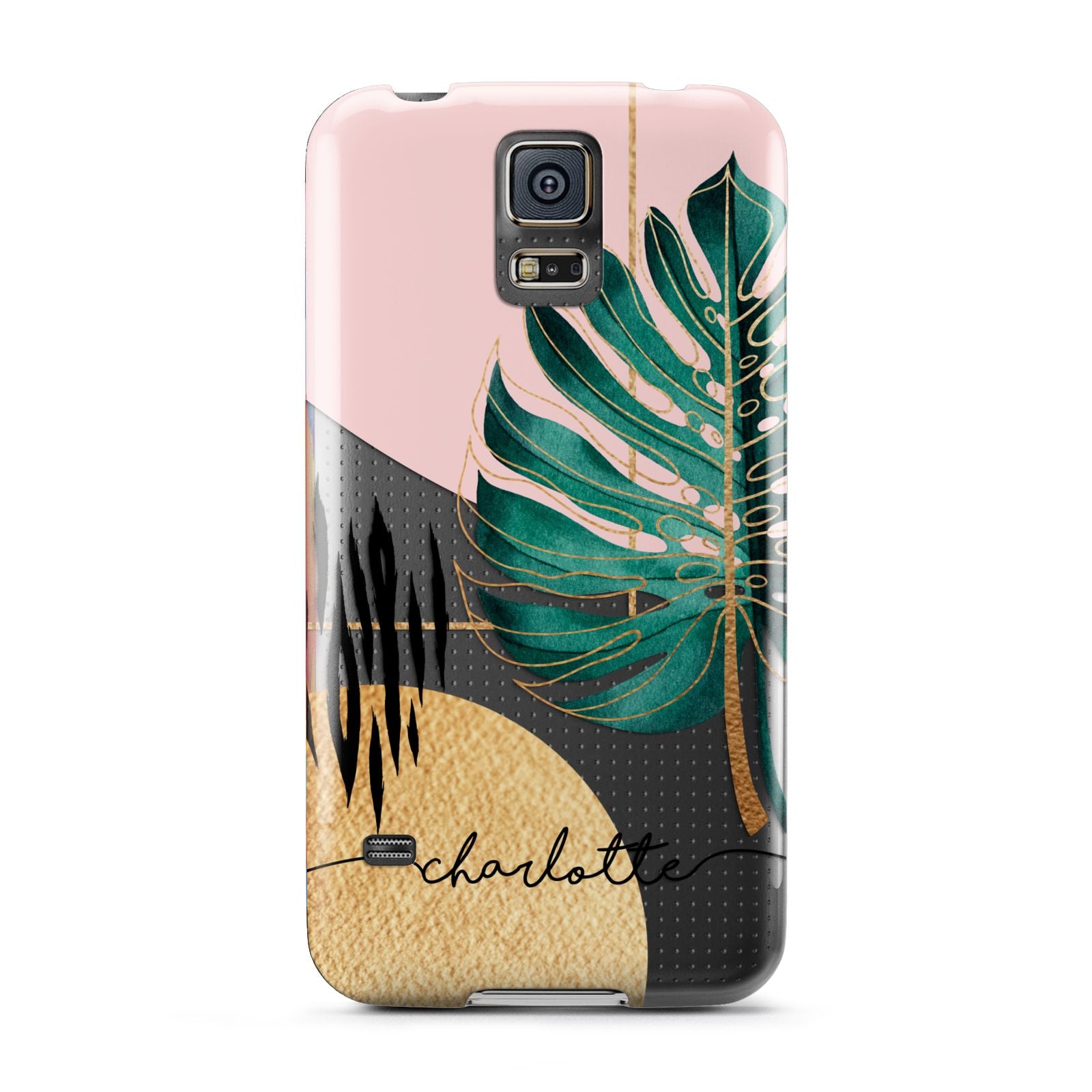 Personalised Tropical Fan Leaf Samsung Galaxy S5 Case