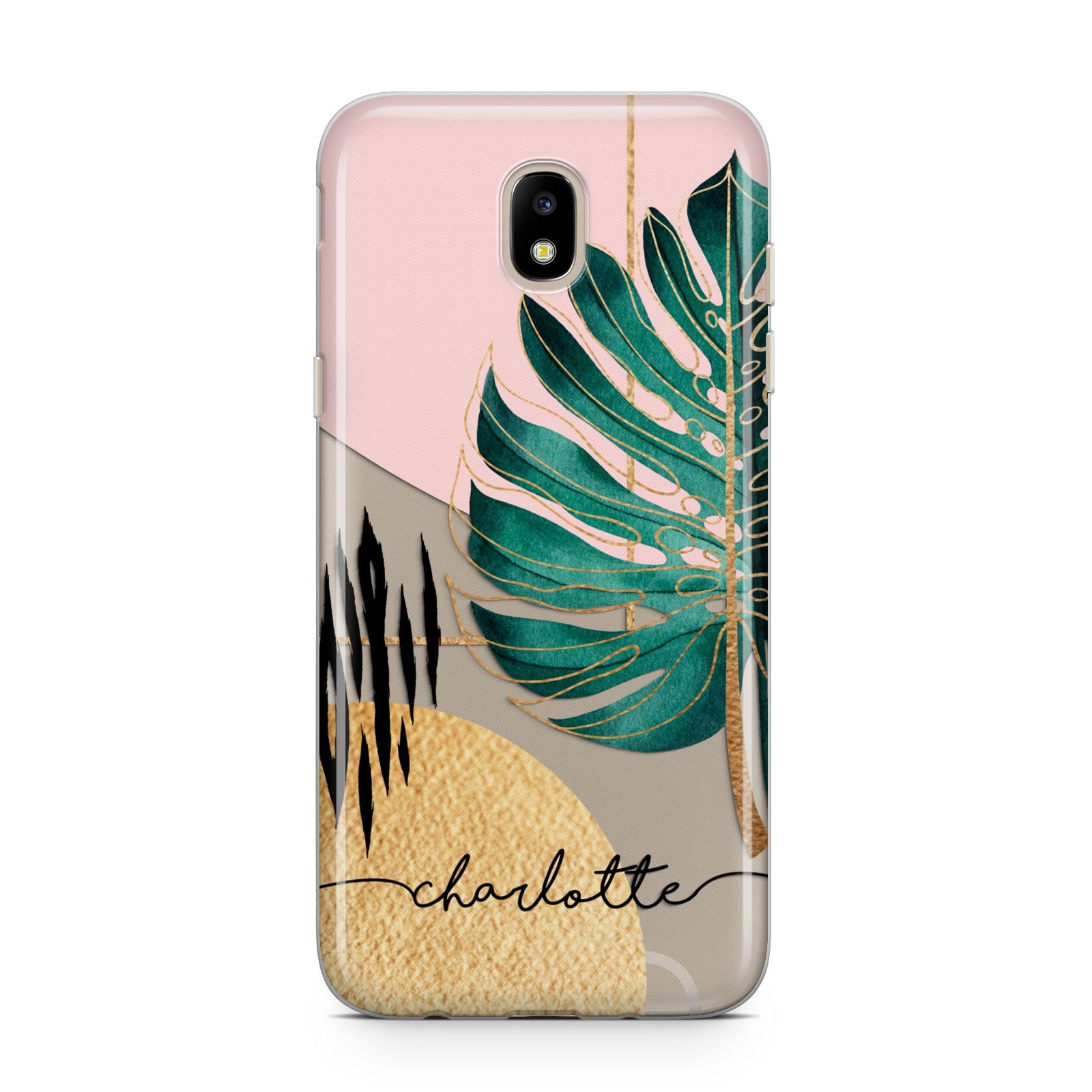 Personalised Tropical Fan Leaf Samsung J5 2017 Case