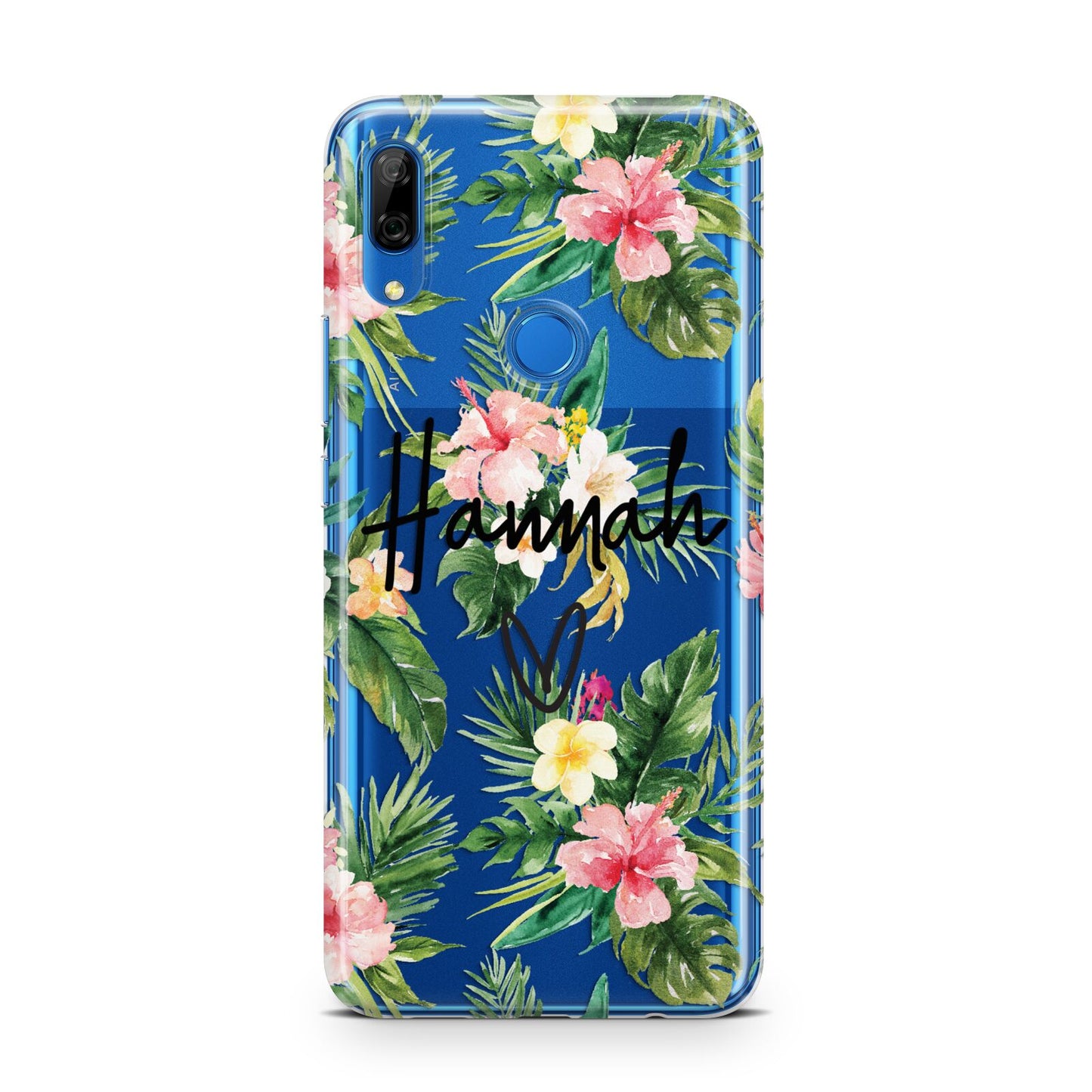 Personalised Tropical Floral Pink Huawei P Smart Z