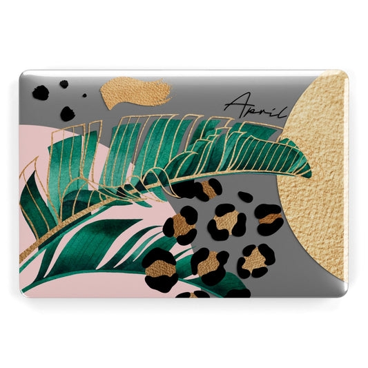 Personalised Tropical Gold Apple MacBook Case