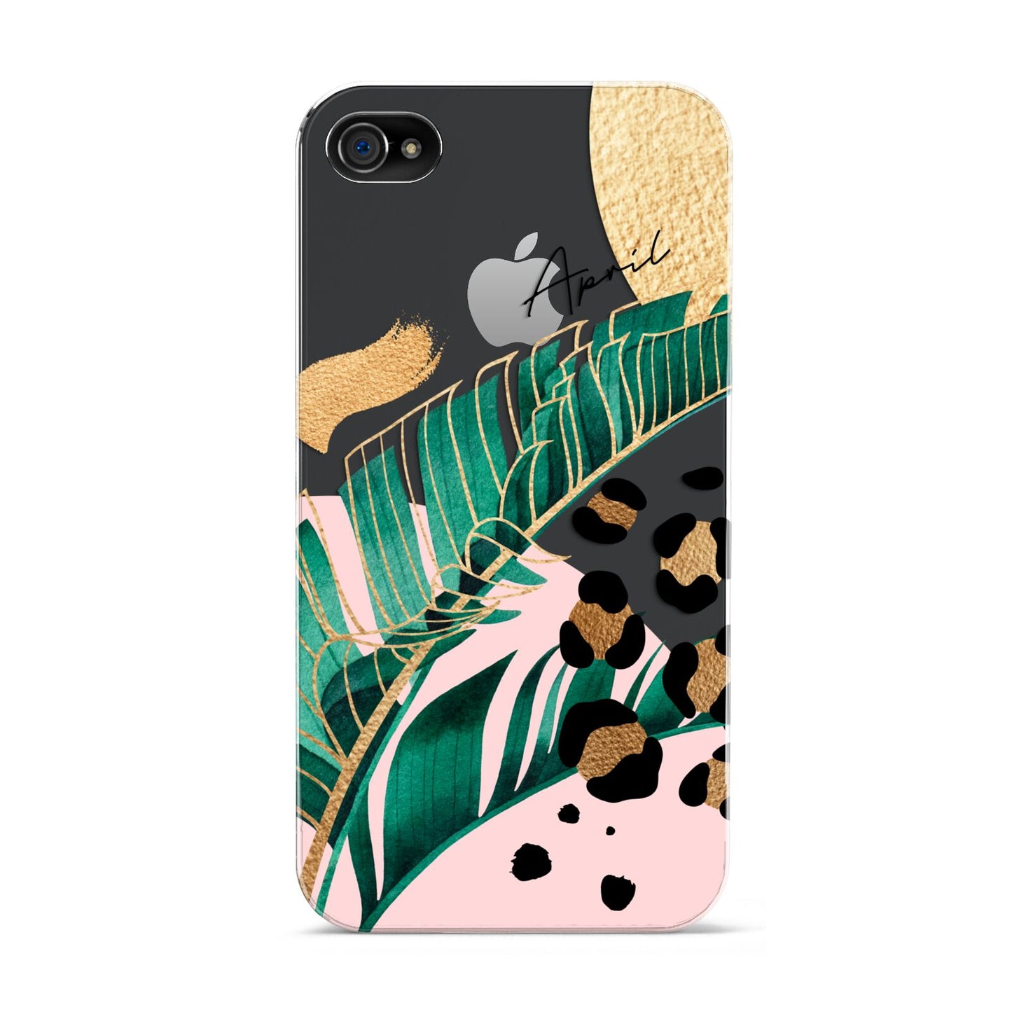 Personalised Tropical Gold Apple iPhone 4s Case