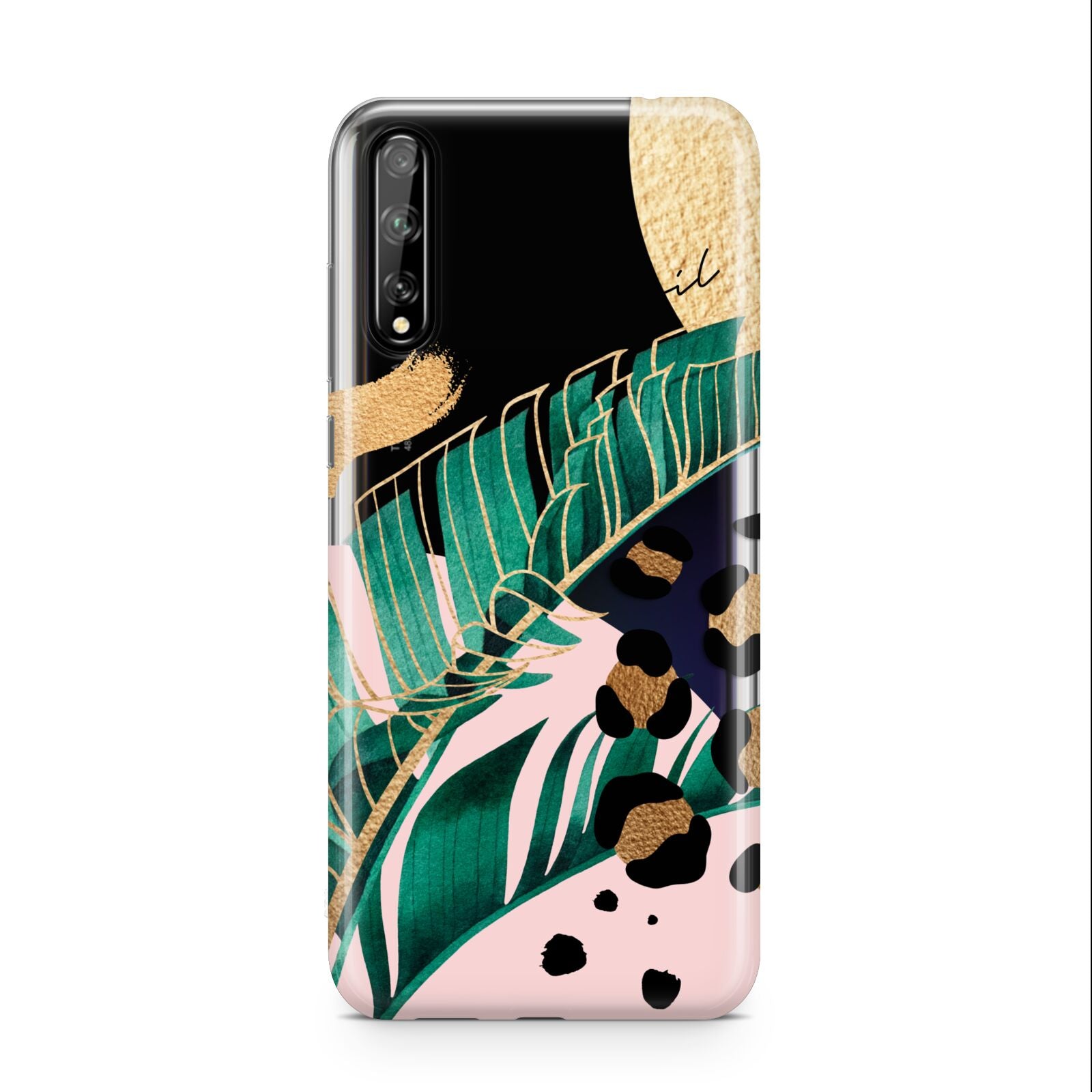 Personalised Tropical Gold Huawei Enjoy 10s Phone Case