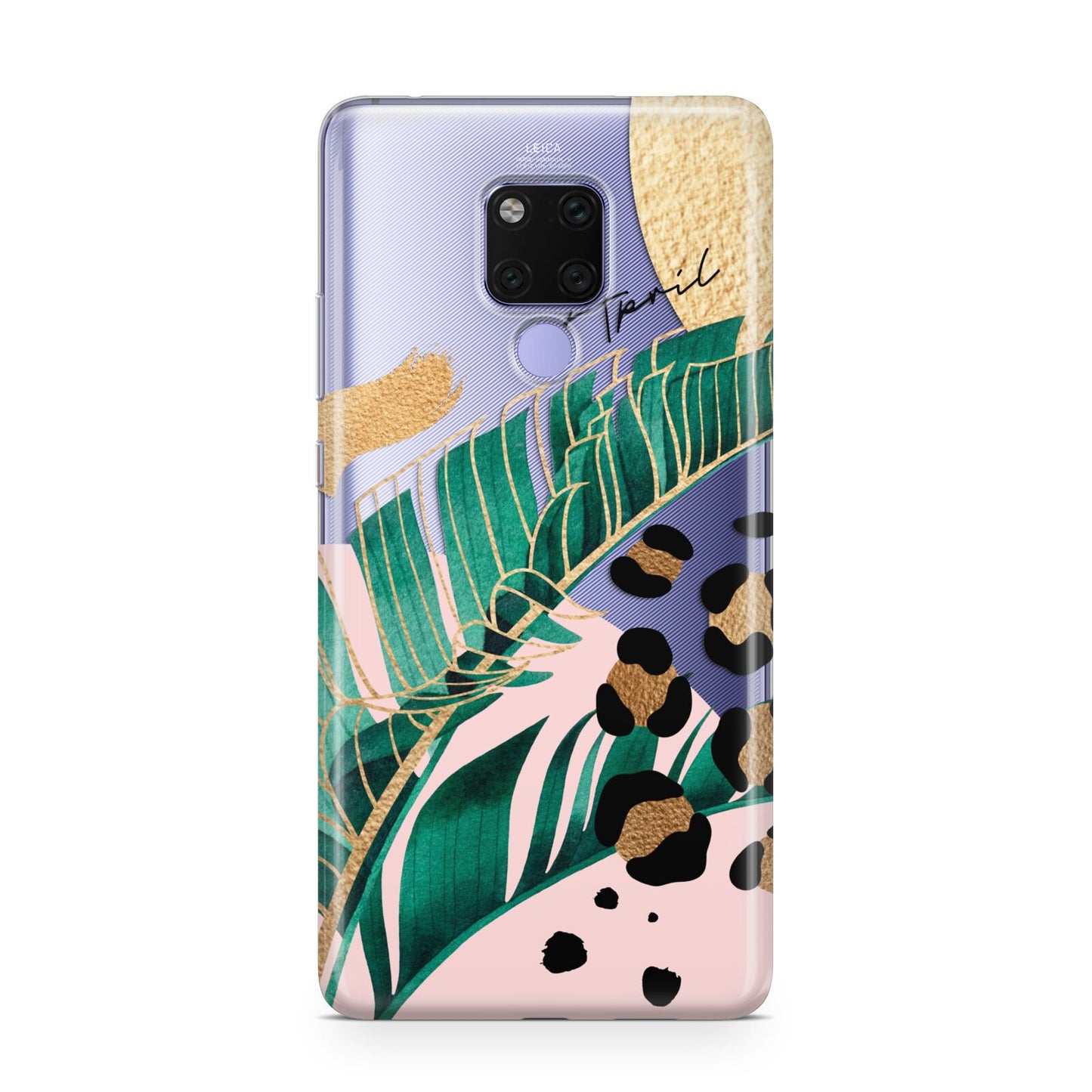 Personalised Tropical Gold Huawei Mate 20X Phone Case