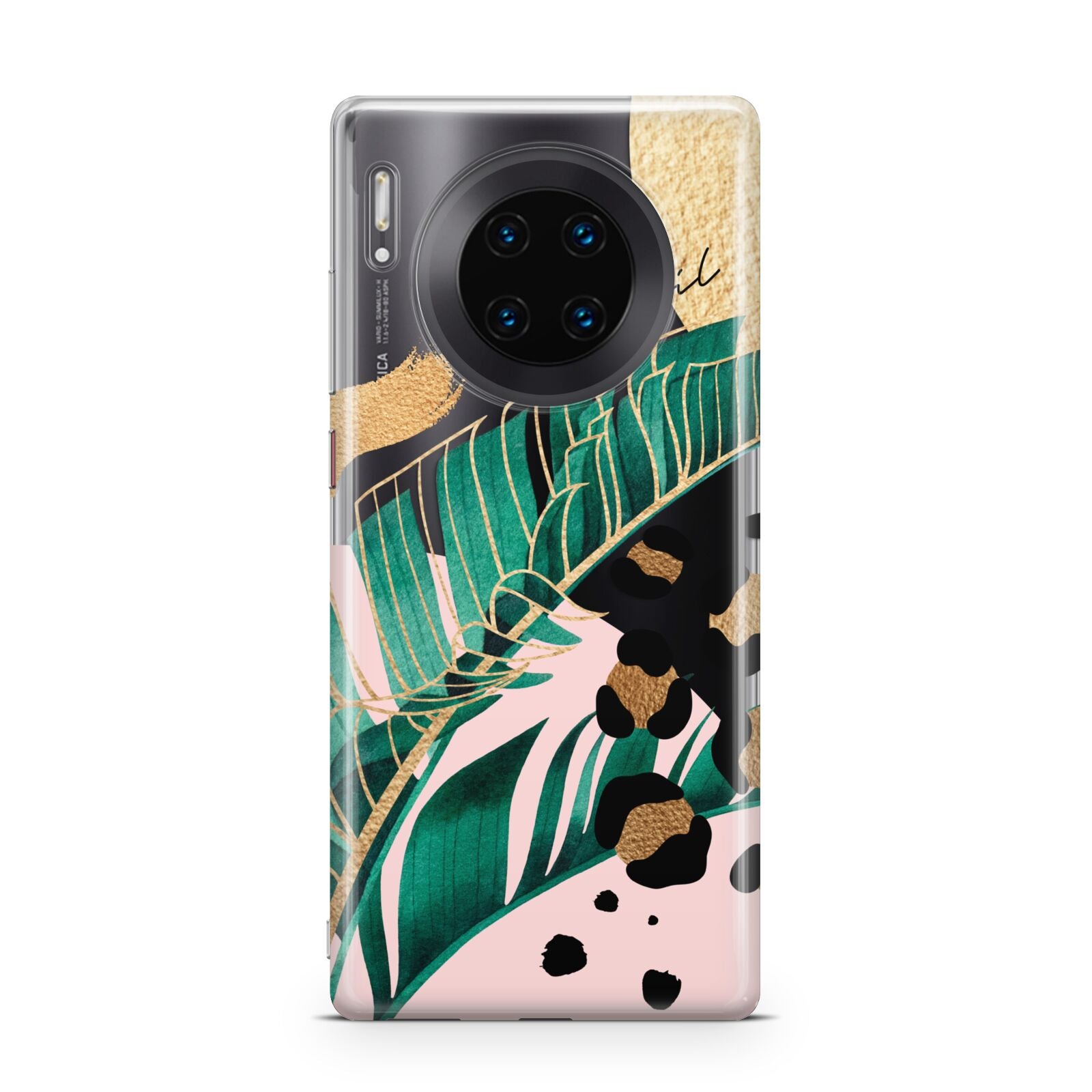 Personalised Tropical Gold Huawei Mate 30 Pro Phone Case