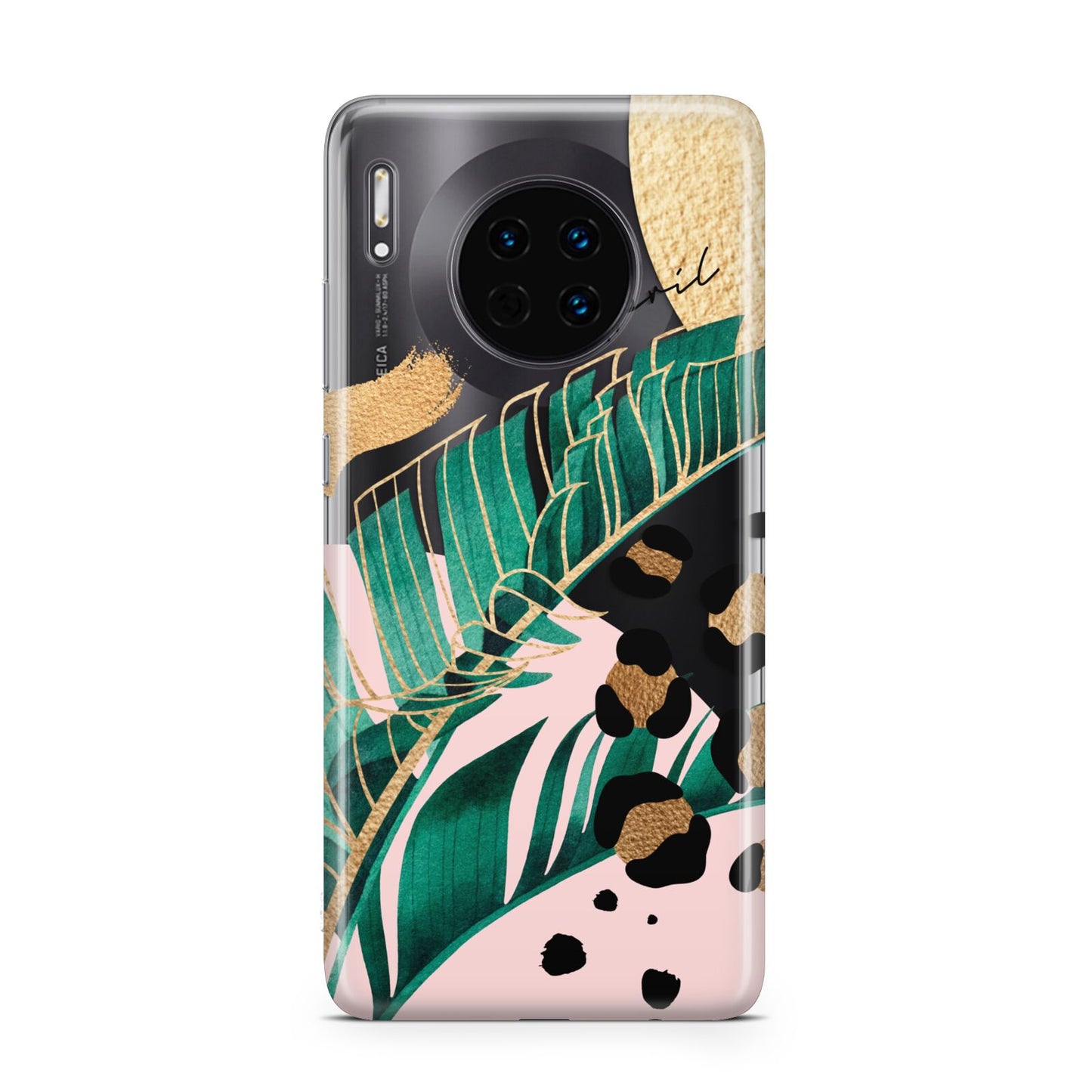 Personalised Tropical Gold Huawei Mate 30