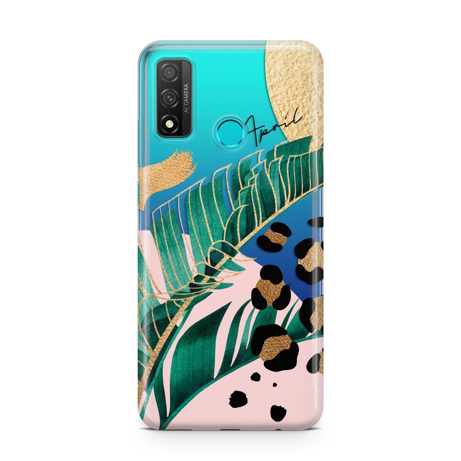 Personalised Tropical Gold Huawei P Smart 2020