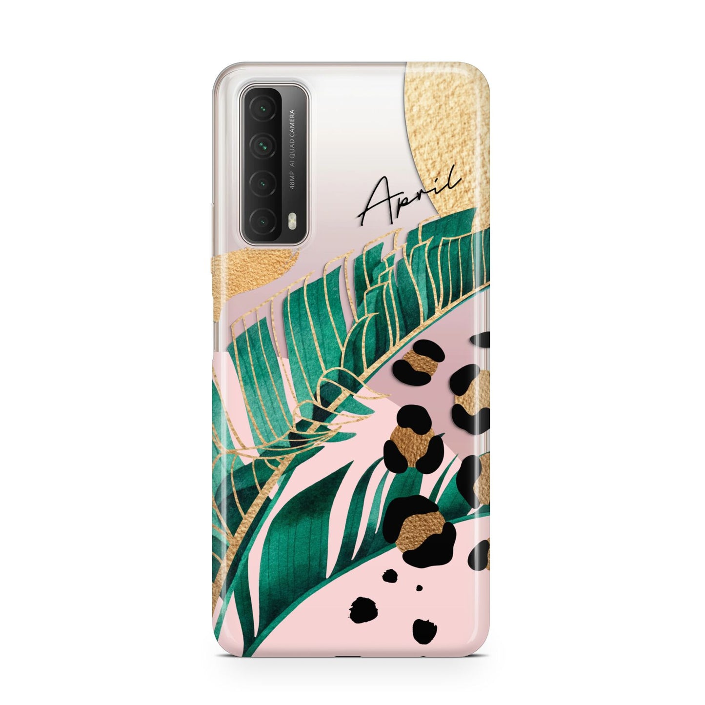 Personalised Tropical Gold Huawei P Smart 2021