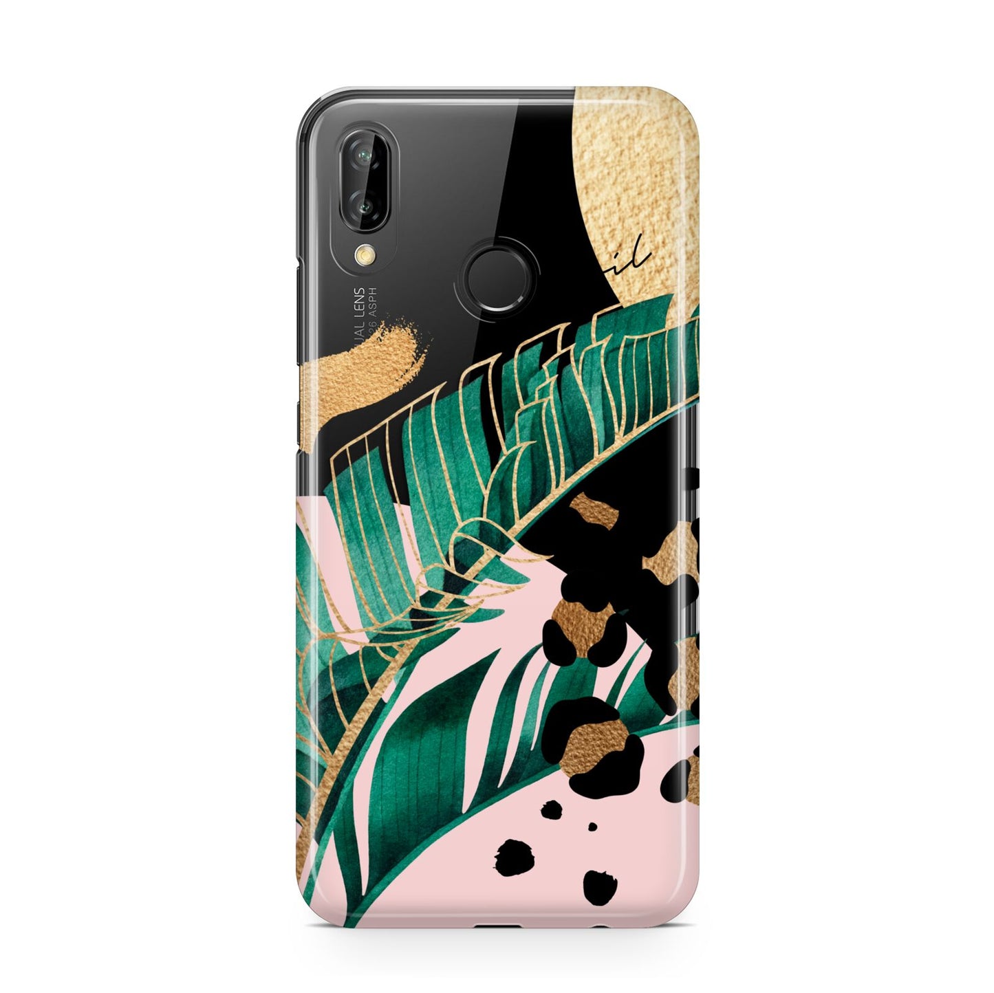 Personalised Tropical Gold Huawei P20 Lite Phone Case