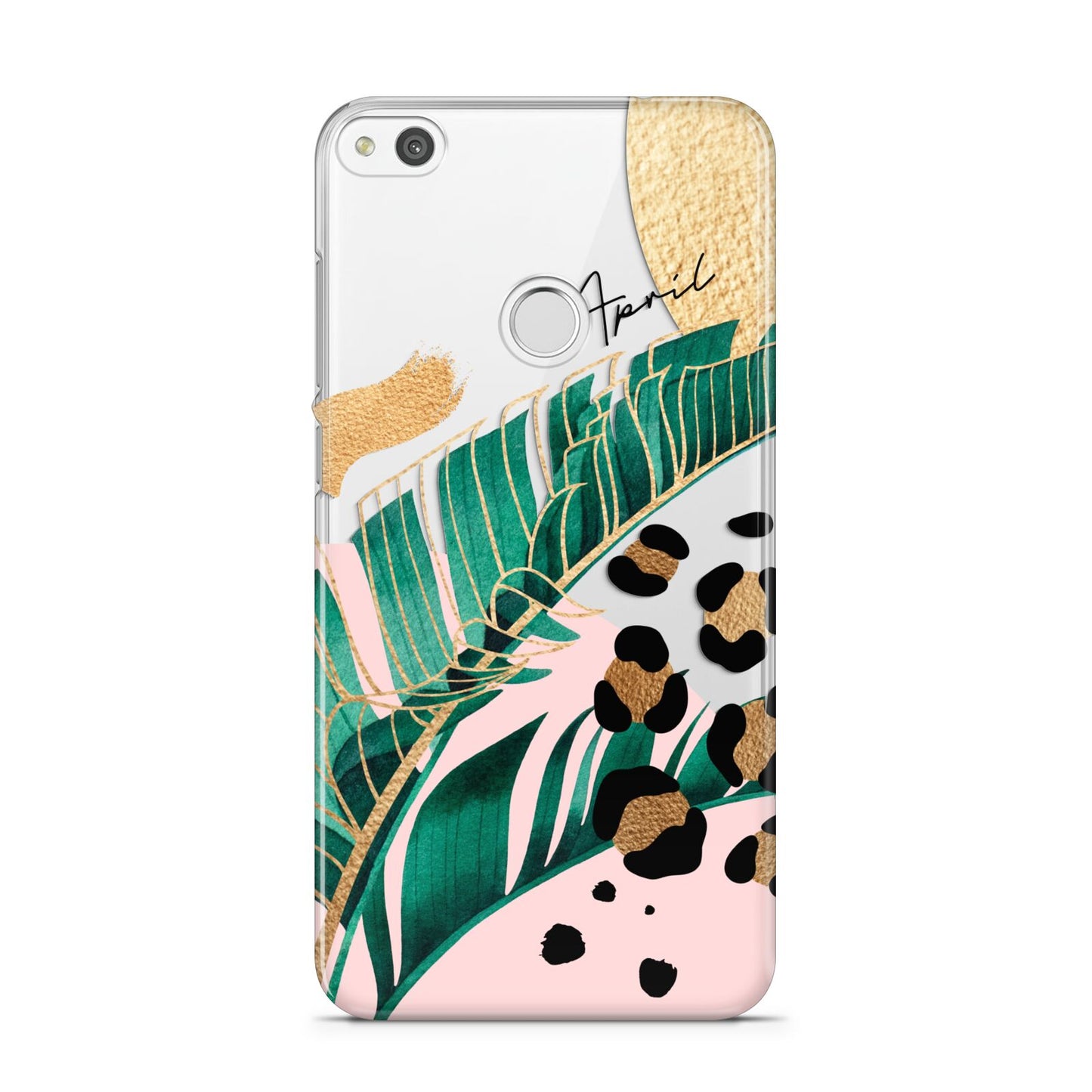 Personalised Tropical Gold Huawei P8 Lite Case