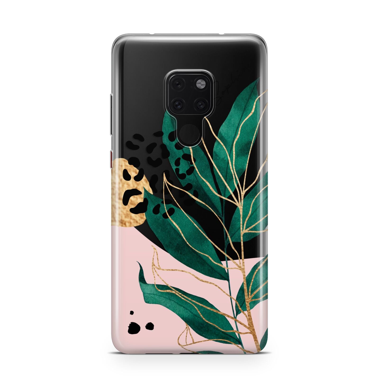 Personalised Tropical Leaf Huawei Mate 20 Phone Case