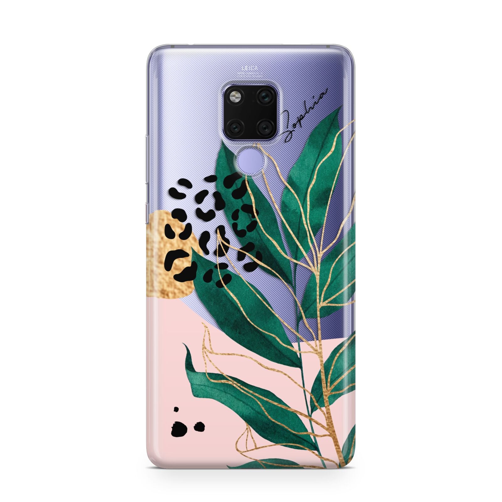 Personalised Tropical Leaf Huawei Mate 20X Phone Case