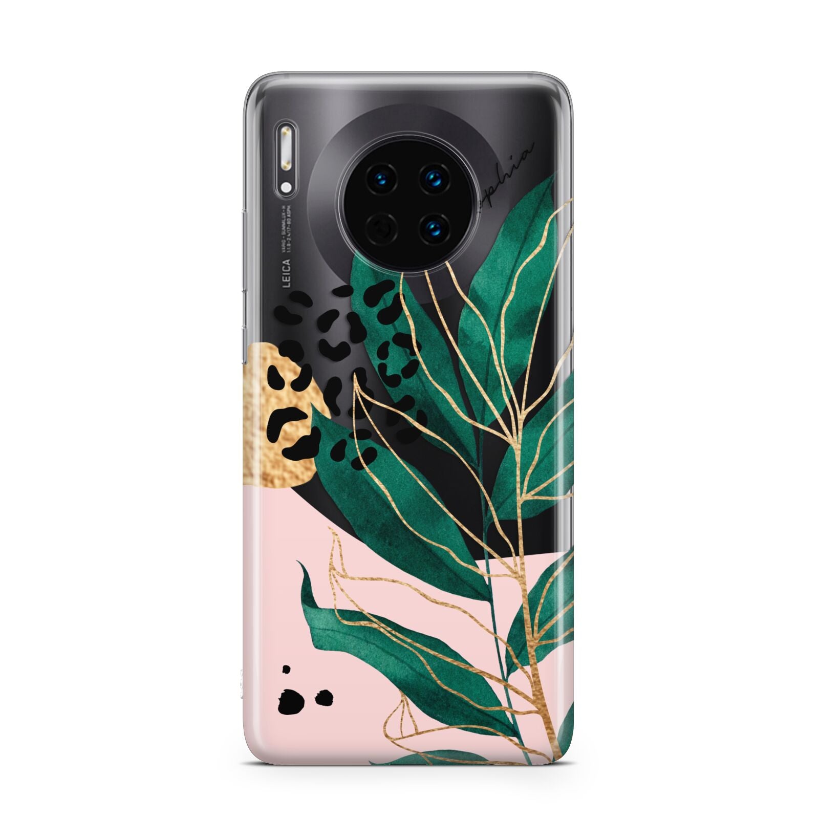 Personalised Tropical Leaf Huawei Mate 30