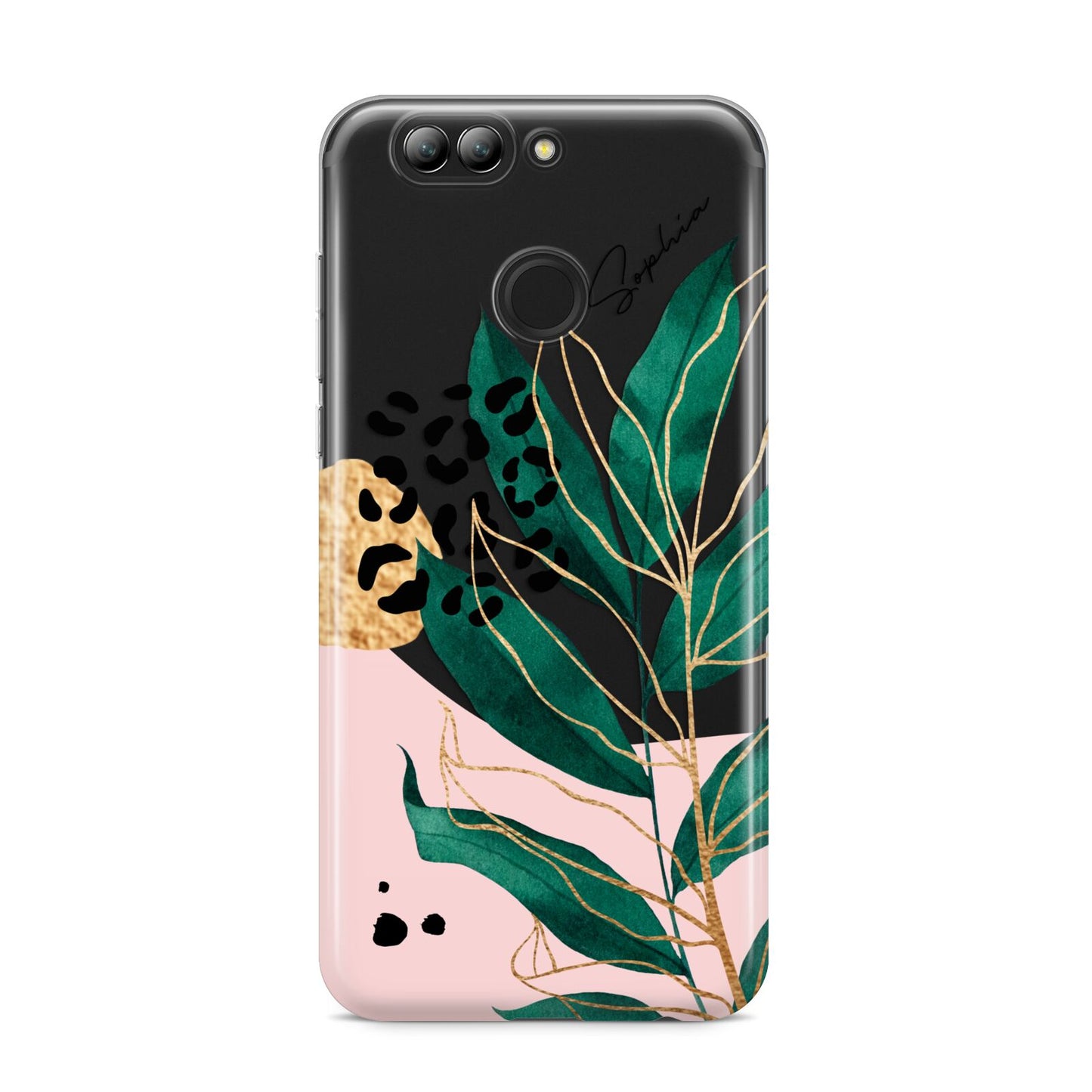 Personalised Tropical Leaf Huawei Nova 2s Phone Case