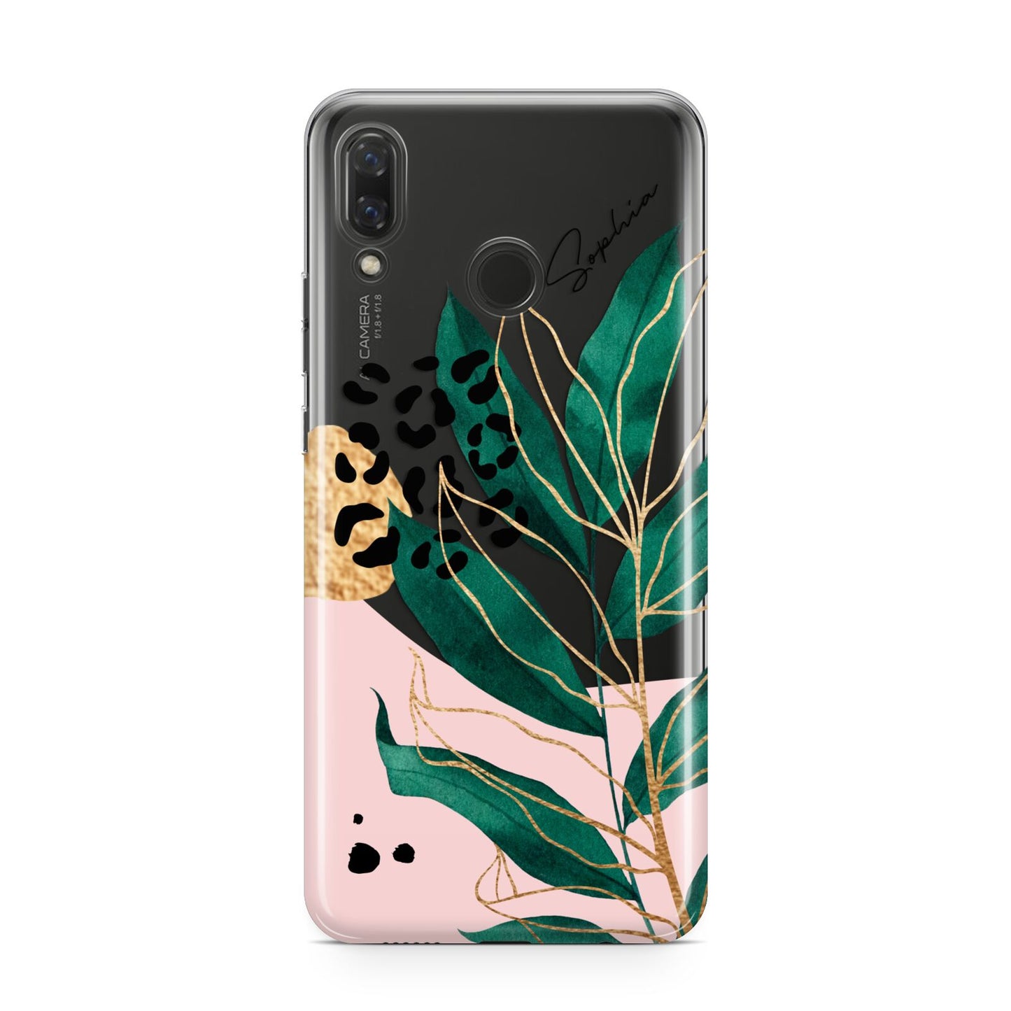 Personalised Tropical Leaf Huawei Nova 3 Phone Case