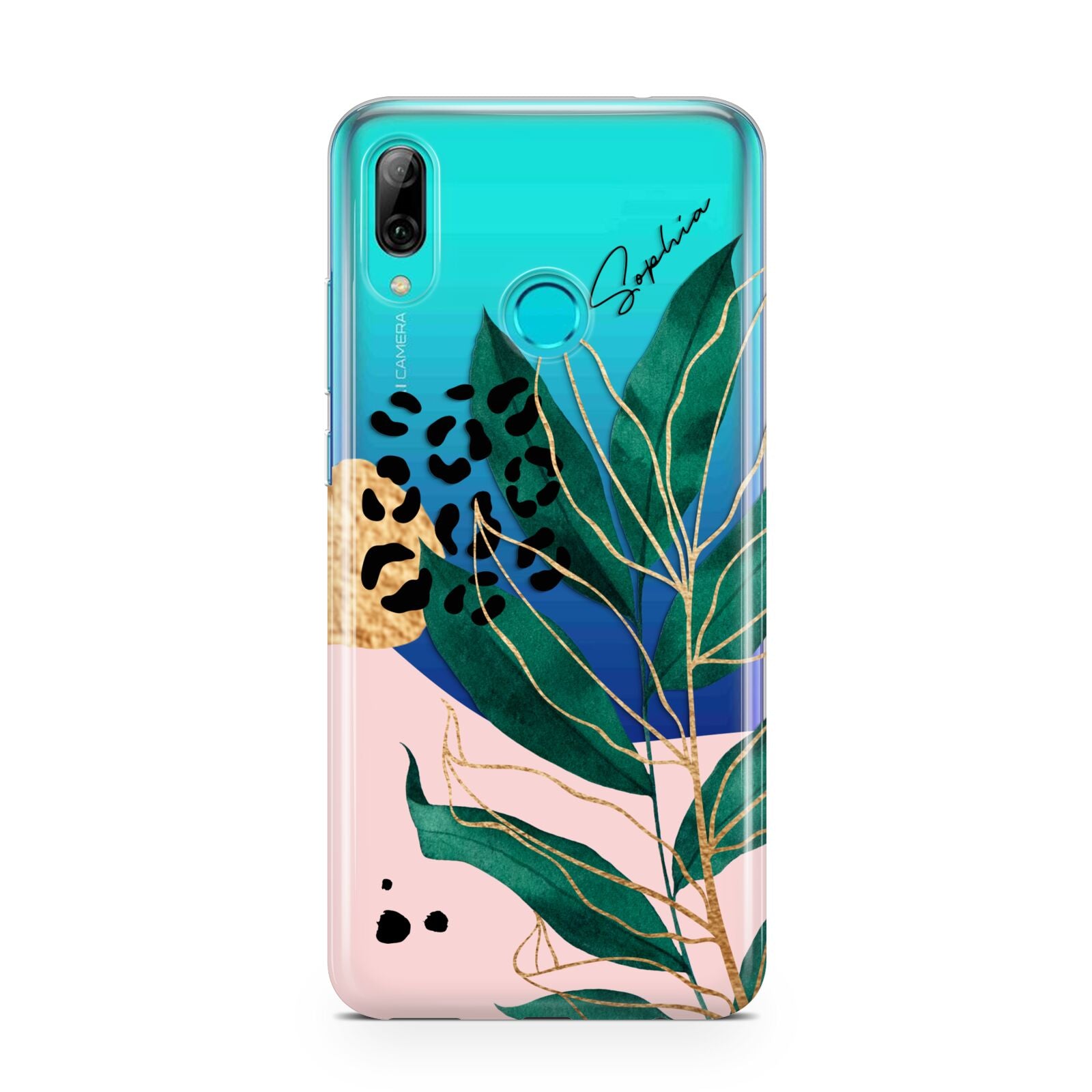 Personalised Tropical Leaf Huawei P Smart 2019 Case