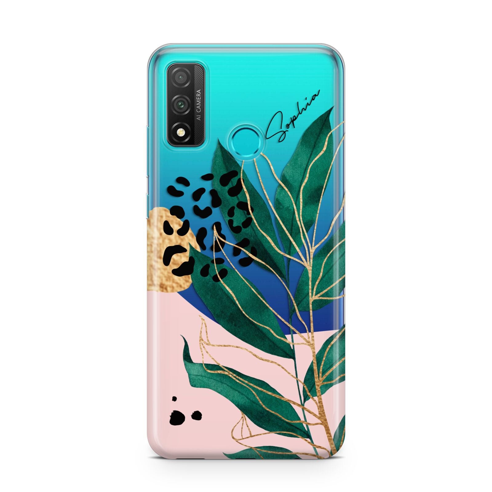 Personalised Tropical Leaf Huawei P Smart 2020