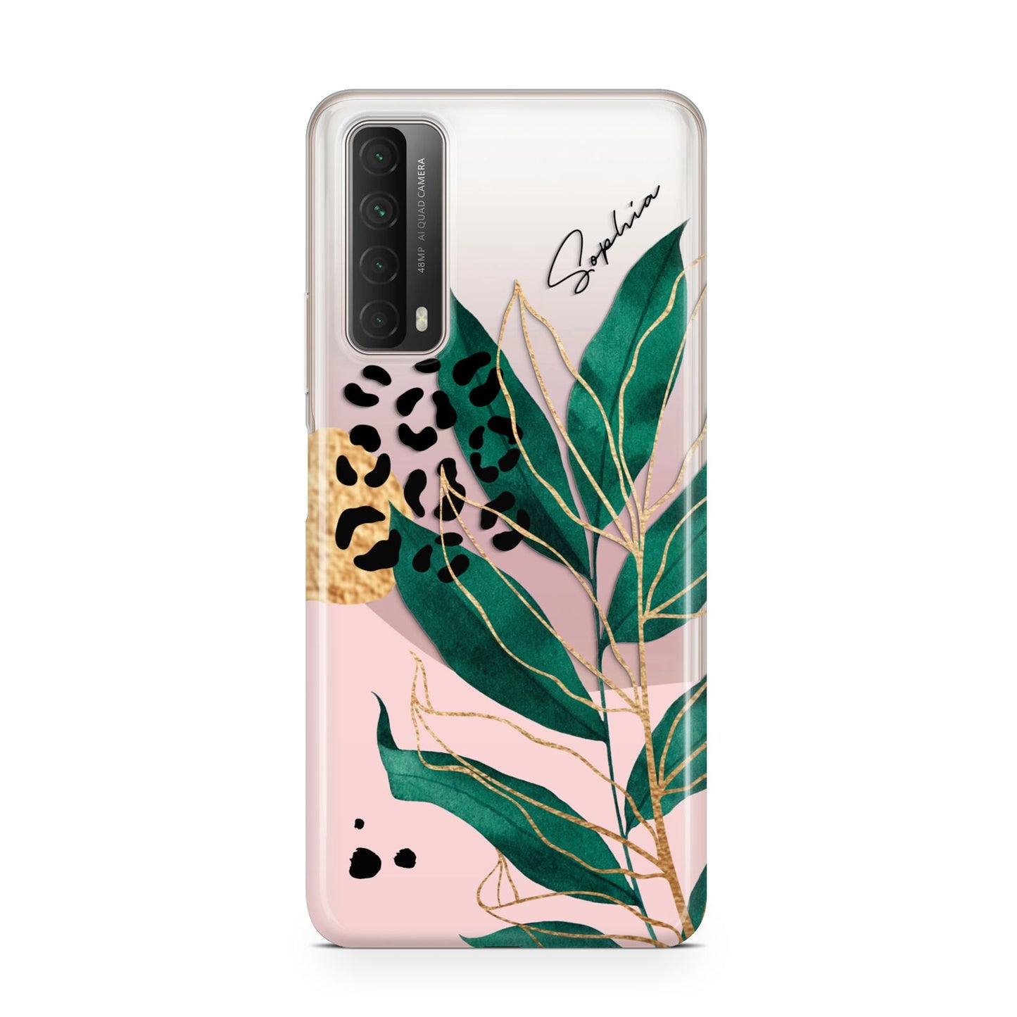 Personalised Tropical Leaf Huawei P Smart 2021